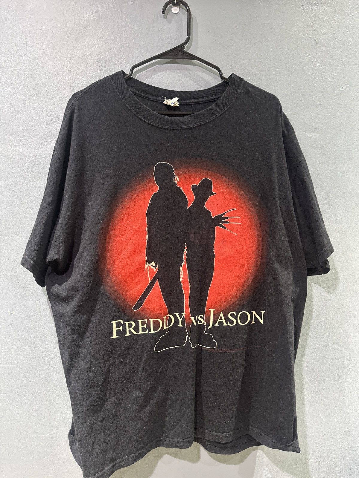 Image of 2004 Vintage Freddy Vs Jason Promotional Tee in Black, Men's (Size XL)