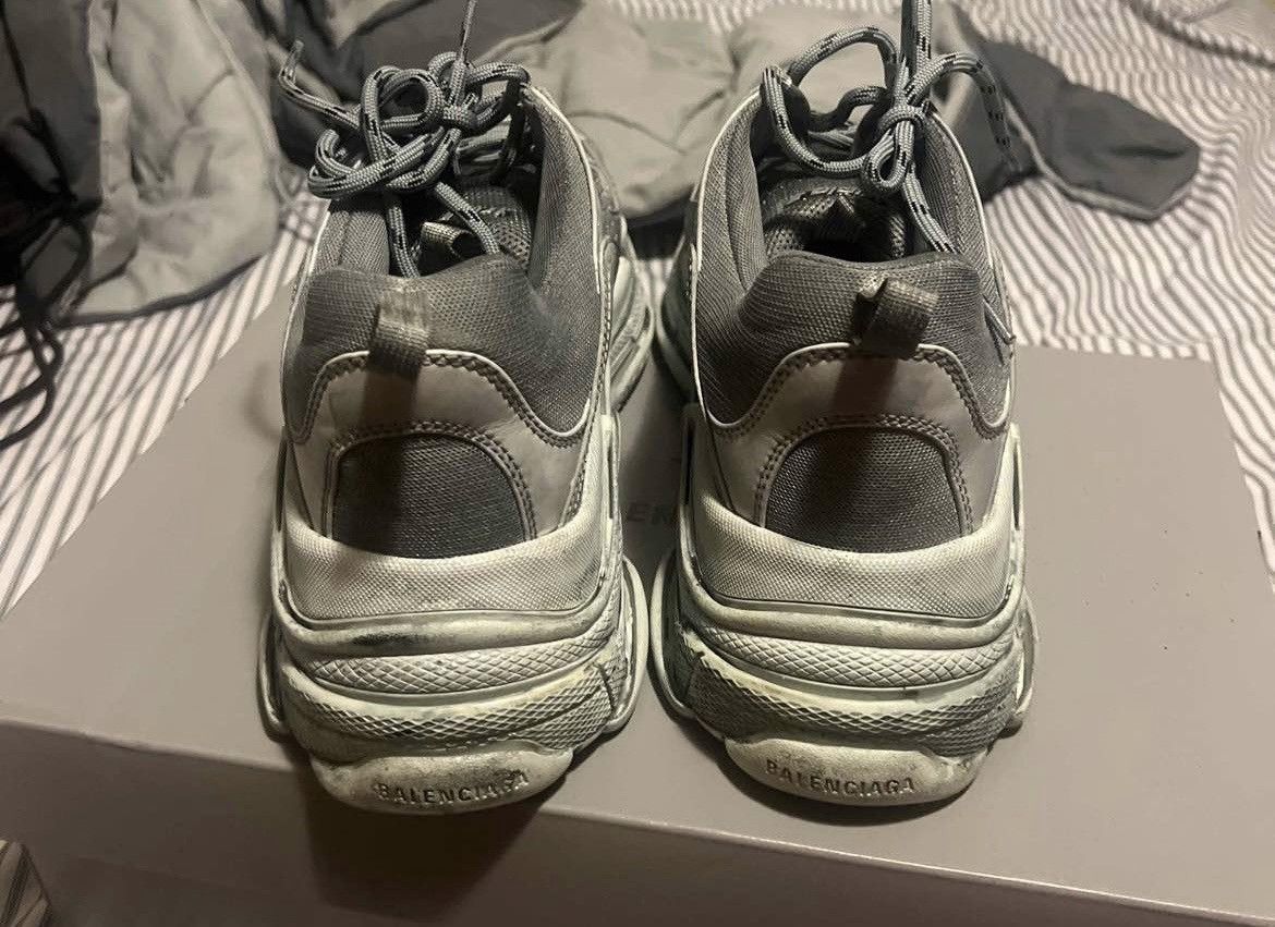 Balenciaga 🔥dyed grey triple s size 13-14 EU 47 🔥 Size US 14 / EU 47 - 5 Thumbnail