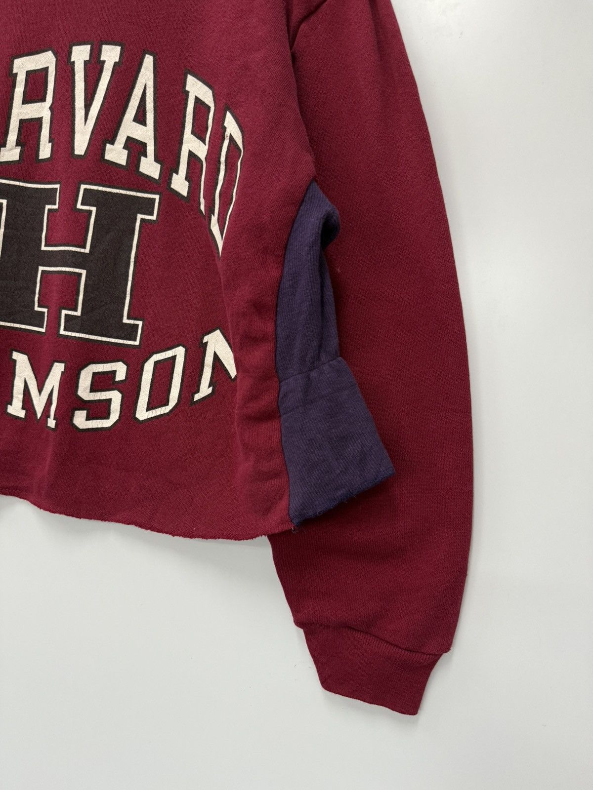 Other 🔥 Harvard Crimson Crop Sweatshirt Red Maroon Ivy League Size M / US 6-8 / IT 42-44 - 2 Thumbnail