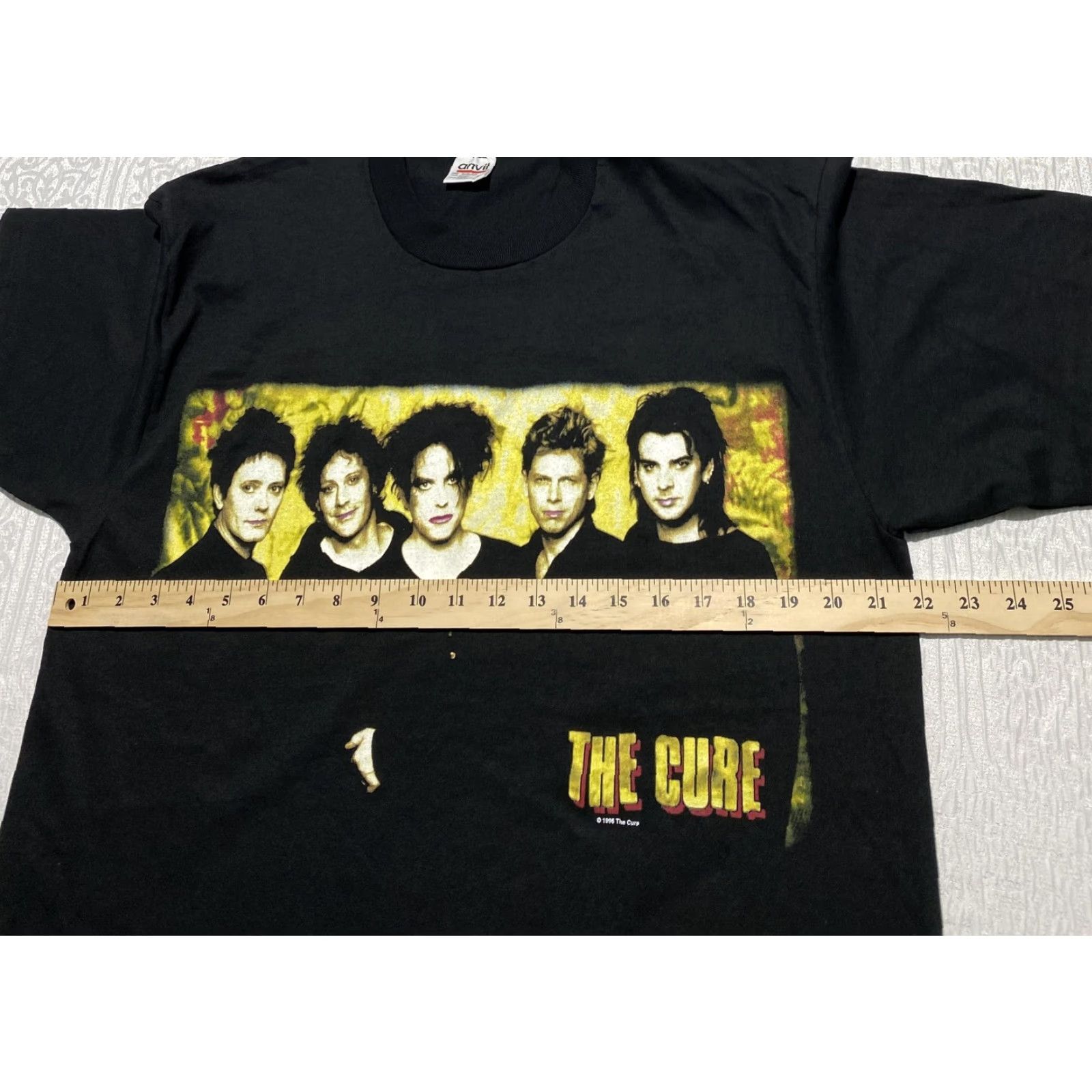 Anvil VINTAGE The Cure Shirt Mens XL Black 1996 Swing Tour Band Rock Concert 90s Size US XL / EU 56 / 4 - 6 Thumbnail