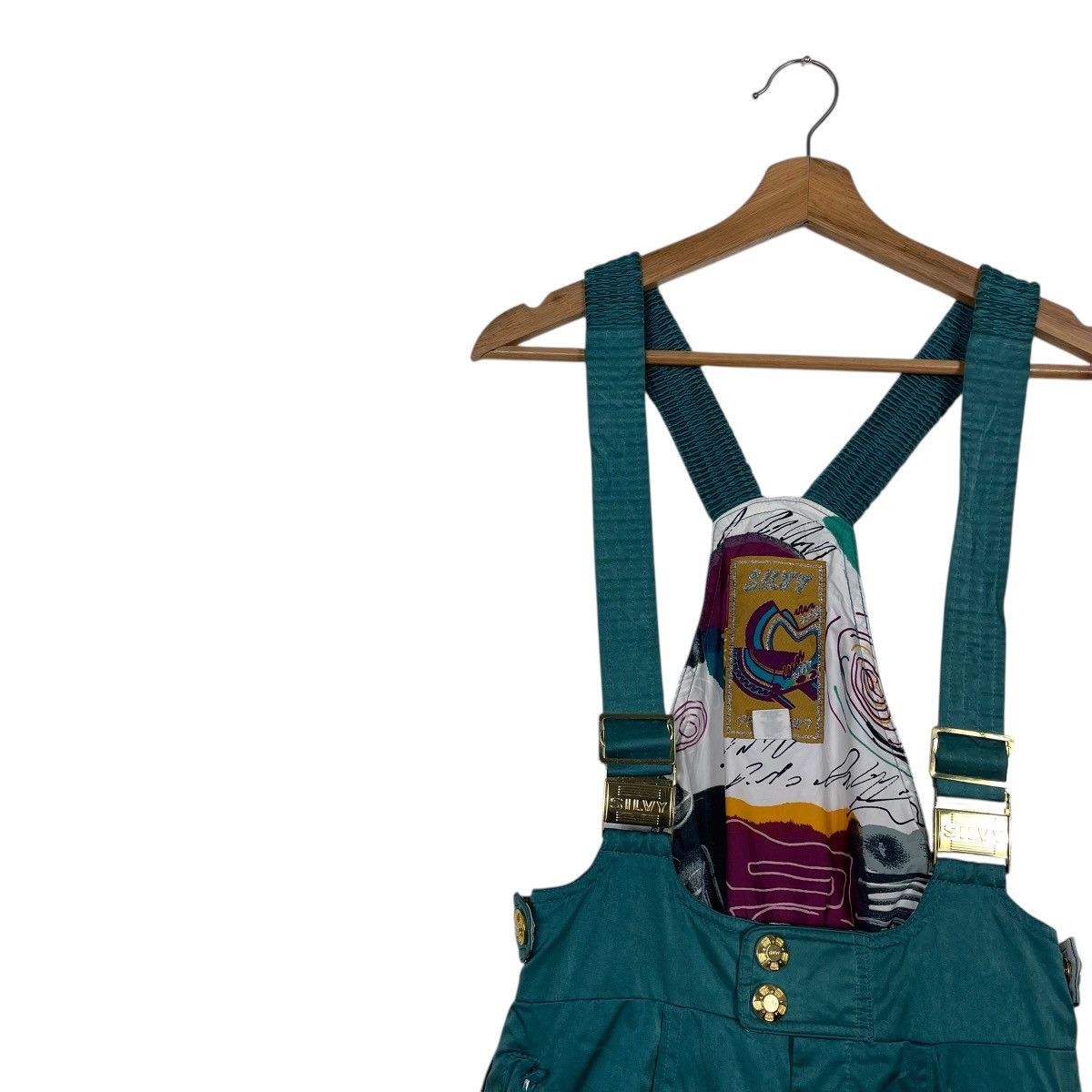 Designer Vintage 90s Silvy Ski Pants Overalls Size M Size US 30 / EU 46 - 7 Thumbnail