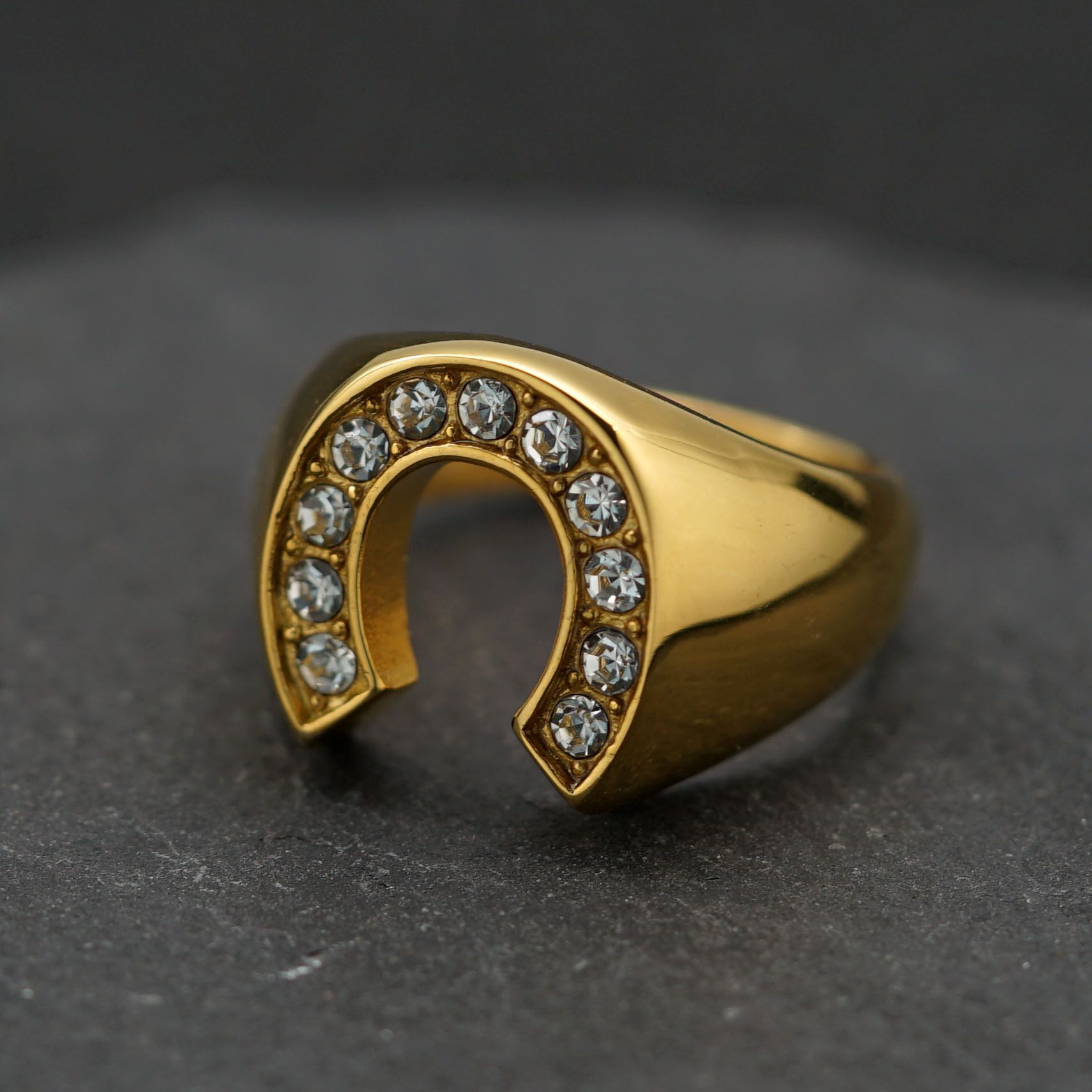 Jewelry Retro Jewelry Rings Open Size Chrome Ring (Size 7-13) Size ONE SIZE - 4 Thumbnail