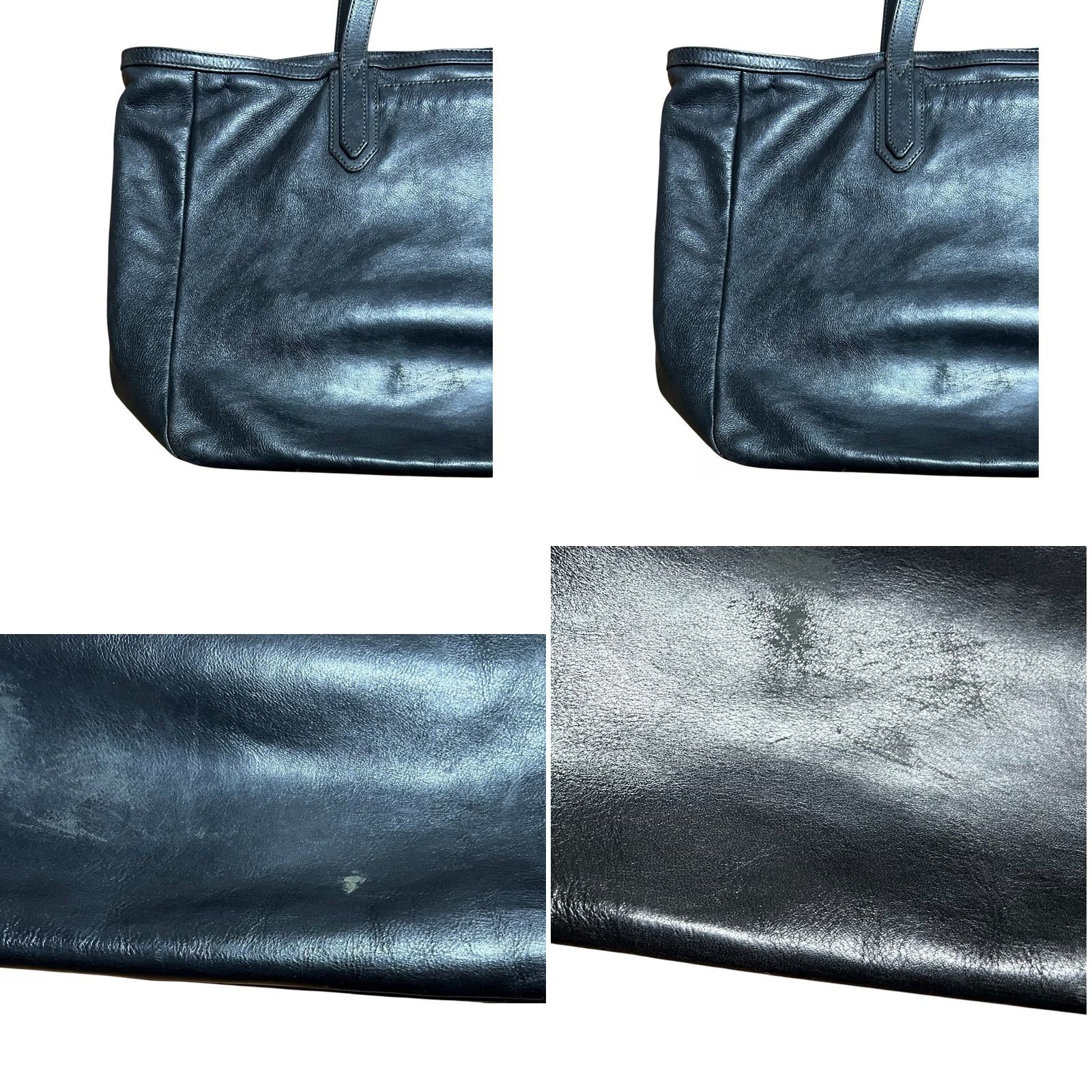 Fossil Fossil Sydney Shopper Tote Shoulder Bag Large Black Leather Women's Purse Size ONE SIZE - 9 Thumbnail