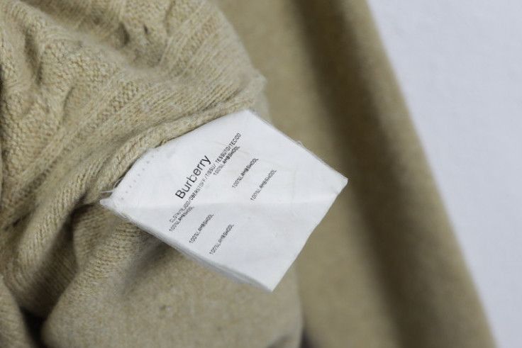 Burberry Burberry Logo Beige Cable Knit Wool Turtleneck Sweater Size M / US 6-8 / IT 42-44 - 7 Thumbnail