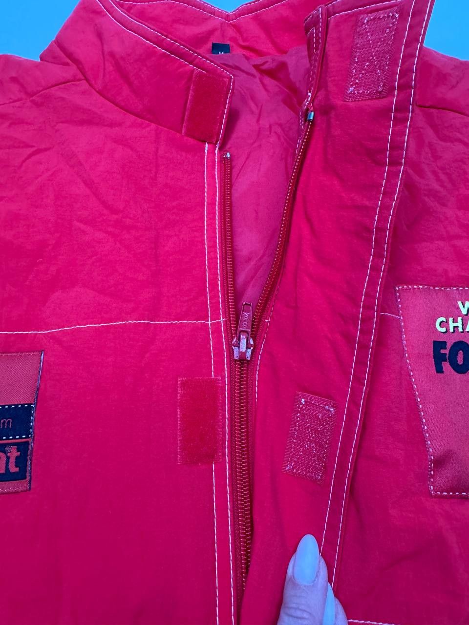 Formula 1 Vintage Parmalat Formula One Racing Jacket Red Nylon Size US XS / EU 42 / 0 - 8 Thumbnail