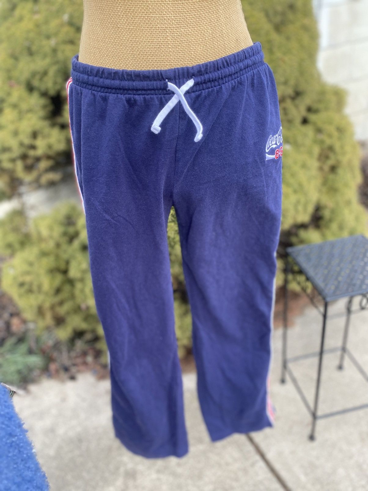 Coca Cola Vintage Coca-Cola 86 Women’s Red/White/Blue Sweatpants XL Size 28" / US 6 / IT 42 - 6 Thumbnail