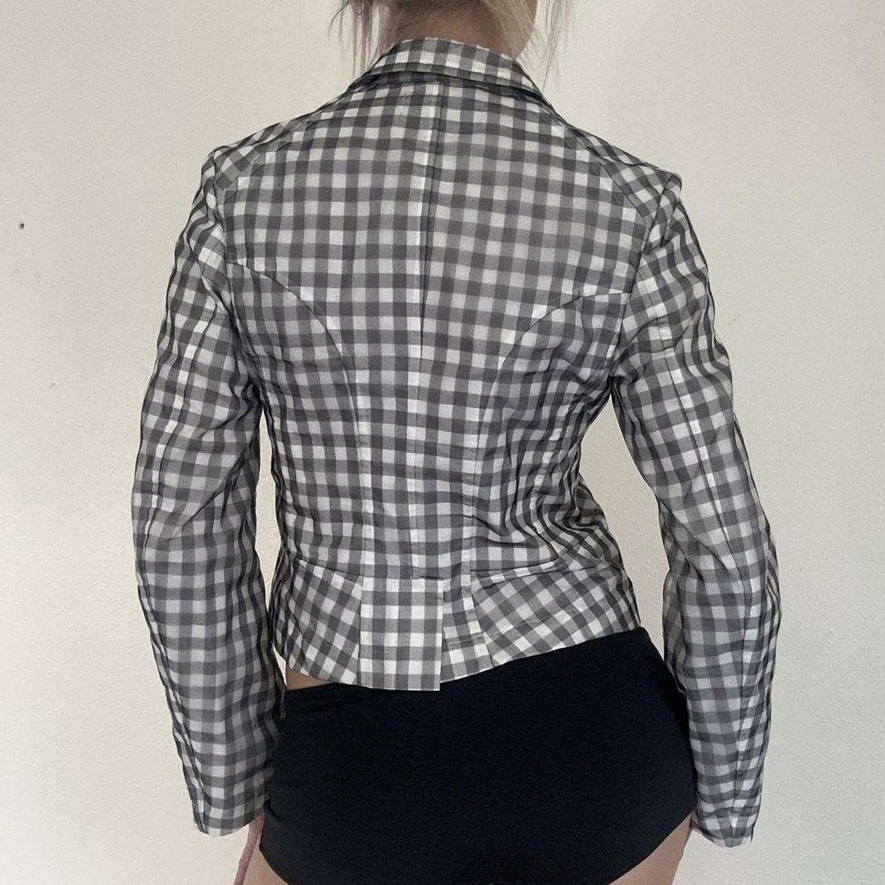 Comme des Garcons Gingham checkered Comme des garçons blazer Size S / US 4 / IT 40 - 3 Thumbnail