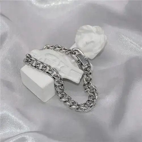 Jewelry Stainless Steel Snap Bracelet Size ONE SIZE - 8 Thumbnail