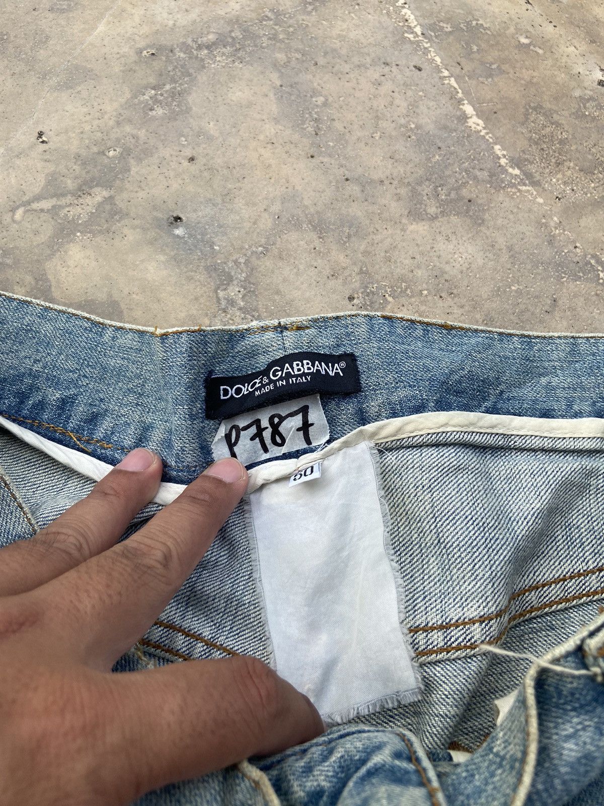 Dolce & Gabbana VINTAGE DOLCE & GABBANA DISTRESSED PANT Size US 32 / EU 48 - 4 Thumbnail