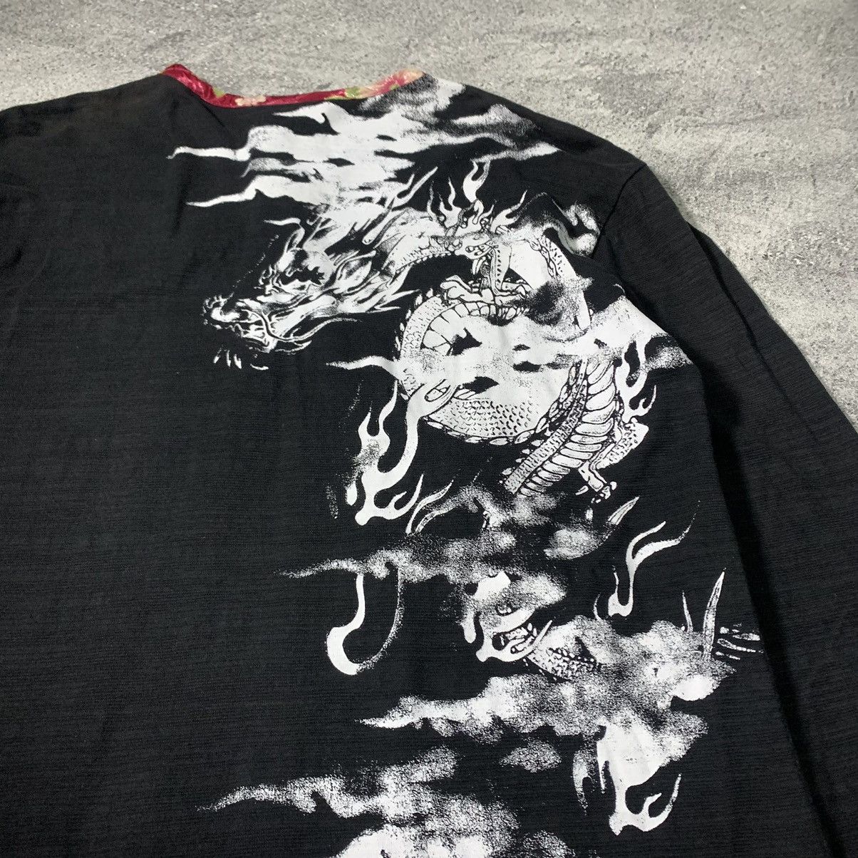 Japanese Brand 🐉JAPANESE TRADITIONAL DRAGON LONG SLEEVE SUKAJAN STYLE🐉 Size US L / EU 52-54 / 3 - 9 Thumbnail