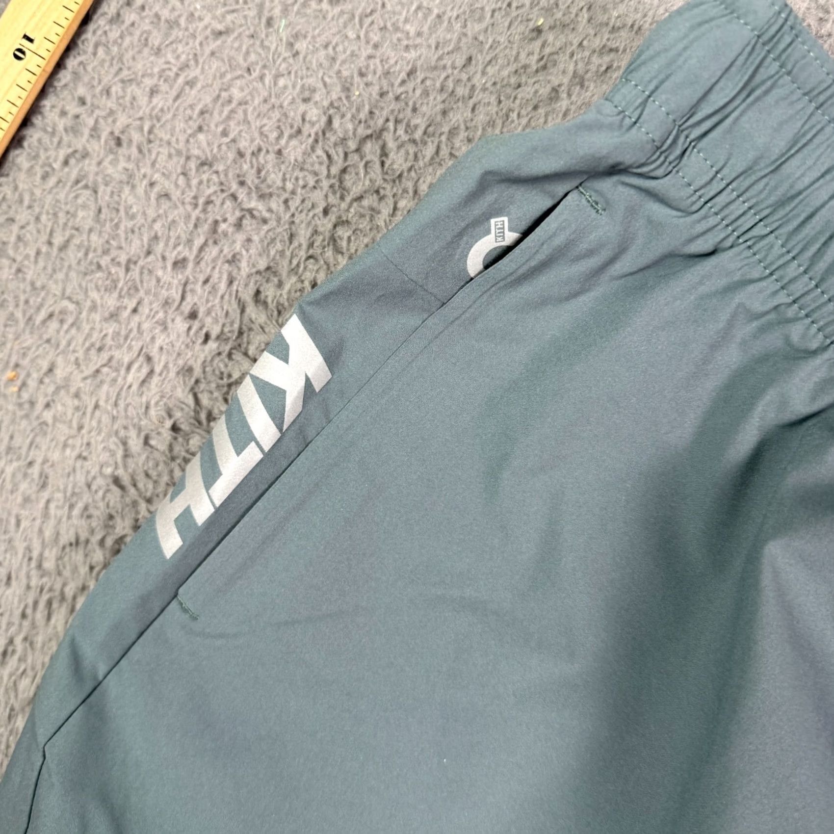 Kith KITH On Core Pants Mens Large Olive Green Track Running Ankle Zip Drawstring NEW Size US 33 - 5 Thumbnail