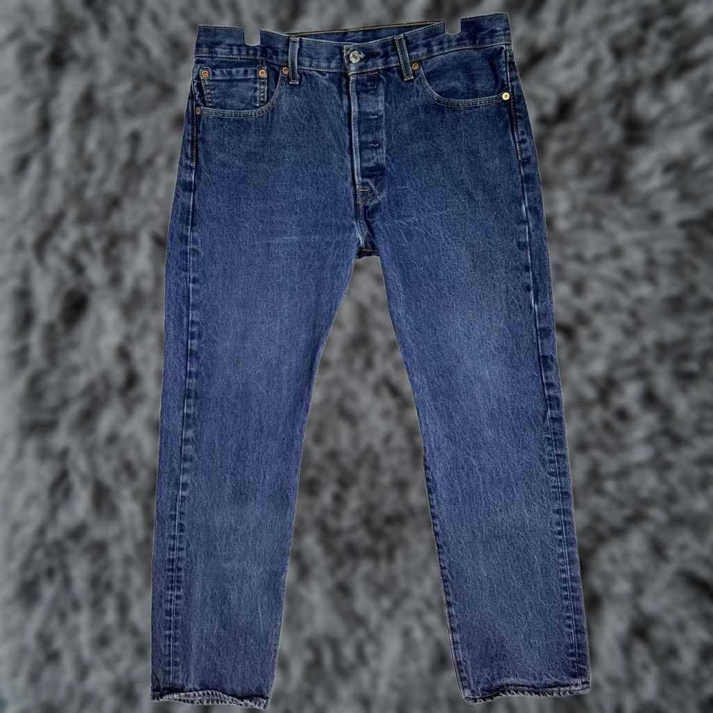 Levi's VINTAGE Levi's 501 Jeans Mens 33x30 Blue Button Fly Original Fit Denim Jeans MENS Regular Casual Pants Blue Size US 33 - 1 Thumbnail