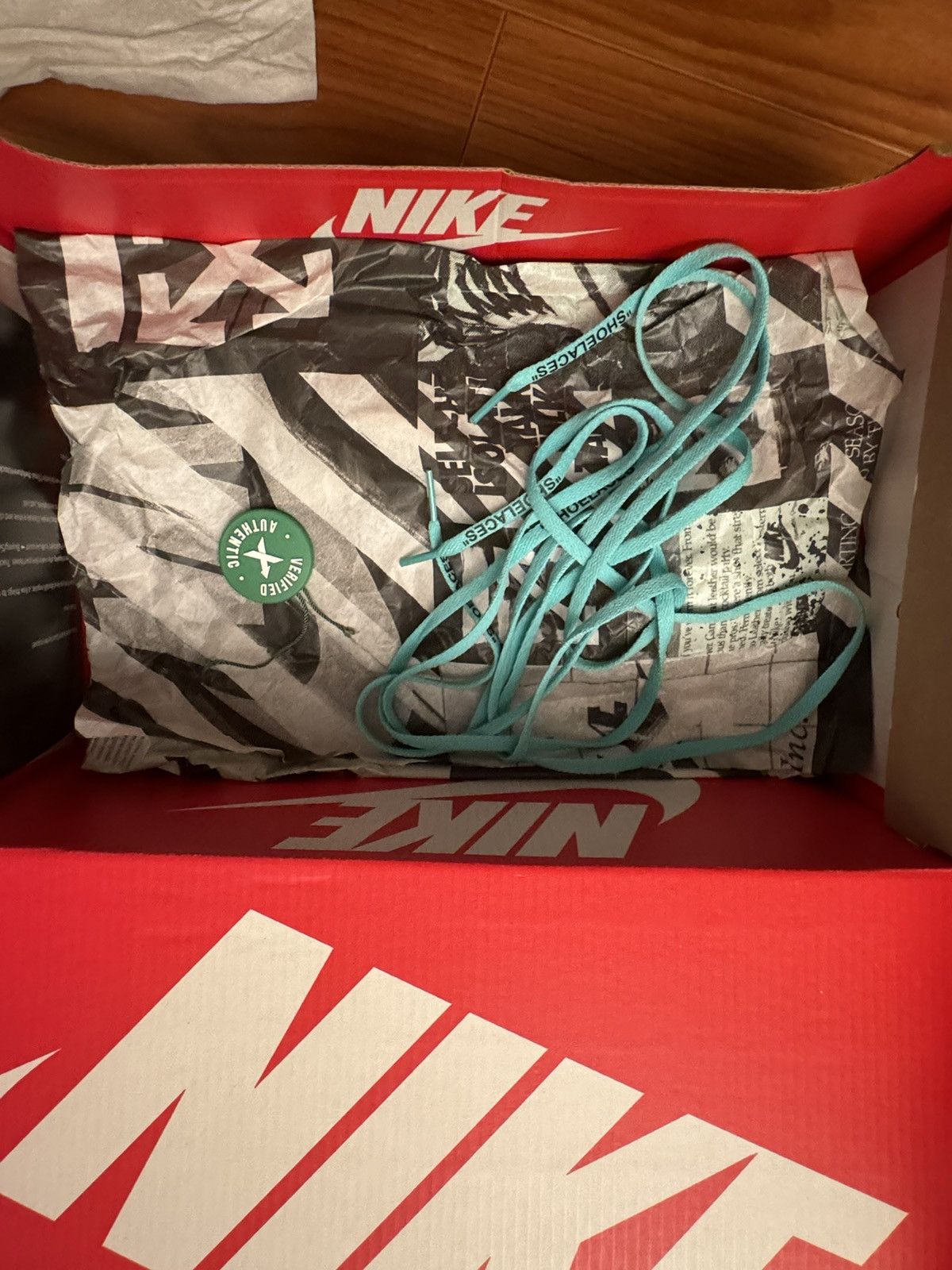 Nike × Off-White Nike Off-White Air Max 97 ‘Menta’ Size US 8 / EU 41 - 13 Thumbnail