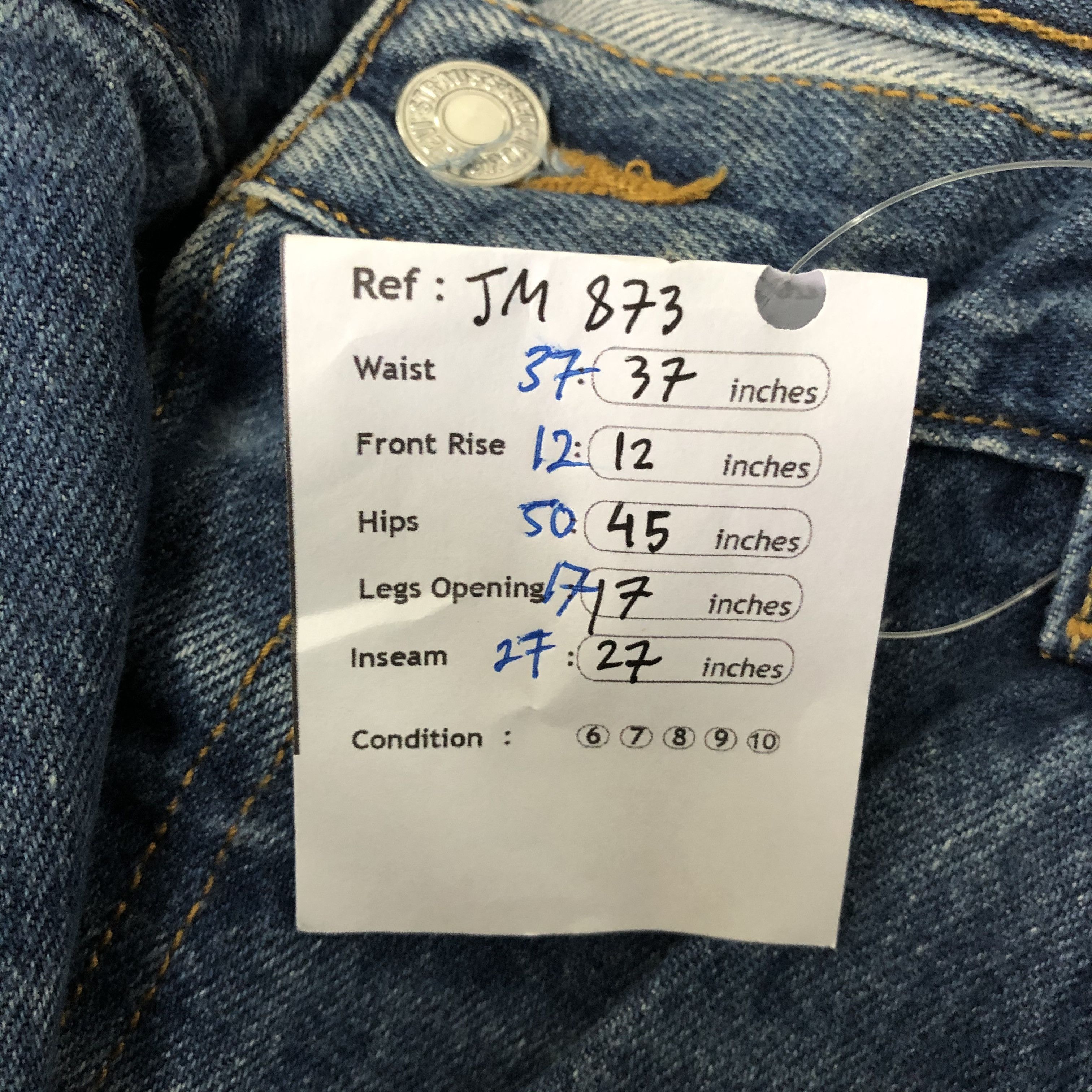 Levi's Vintage Levis Jeans Lot 501 -JM873 Size US 37 - 13 Thumbnail