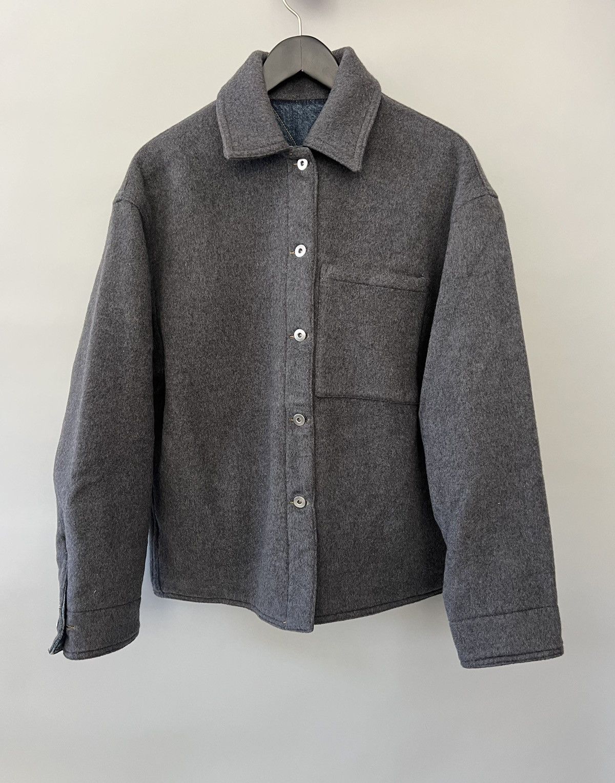 Bottega Veneta Bottega Veneta Reversible Wool Denim Jacket Size US S / EU 44-46 / 1 - 3 Thumbnail