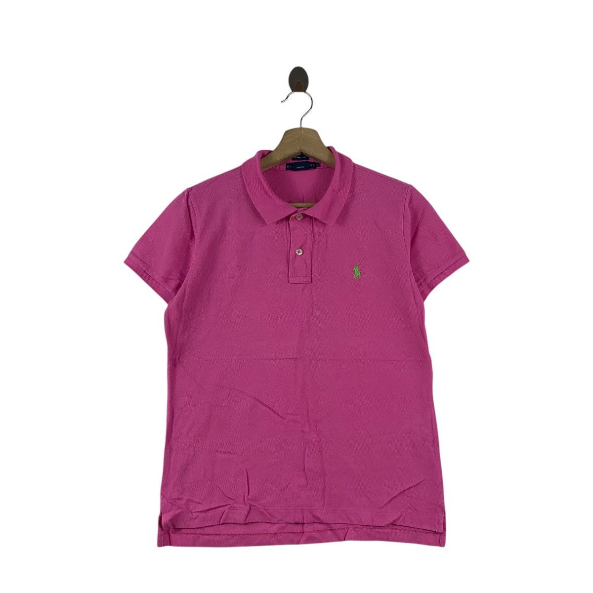 Polo Ralph Lauren Vintage RALPH LAUREN Small Pony Skinny Fit Polo Tee Shirt Size L / US 10 / IT 46 - 1 Thumbnail
