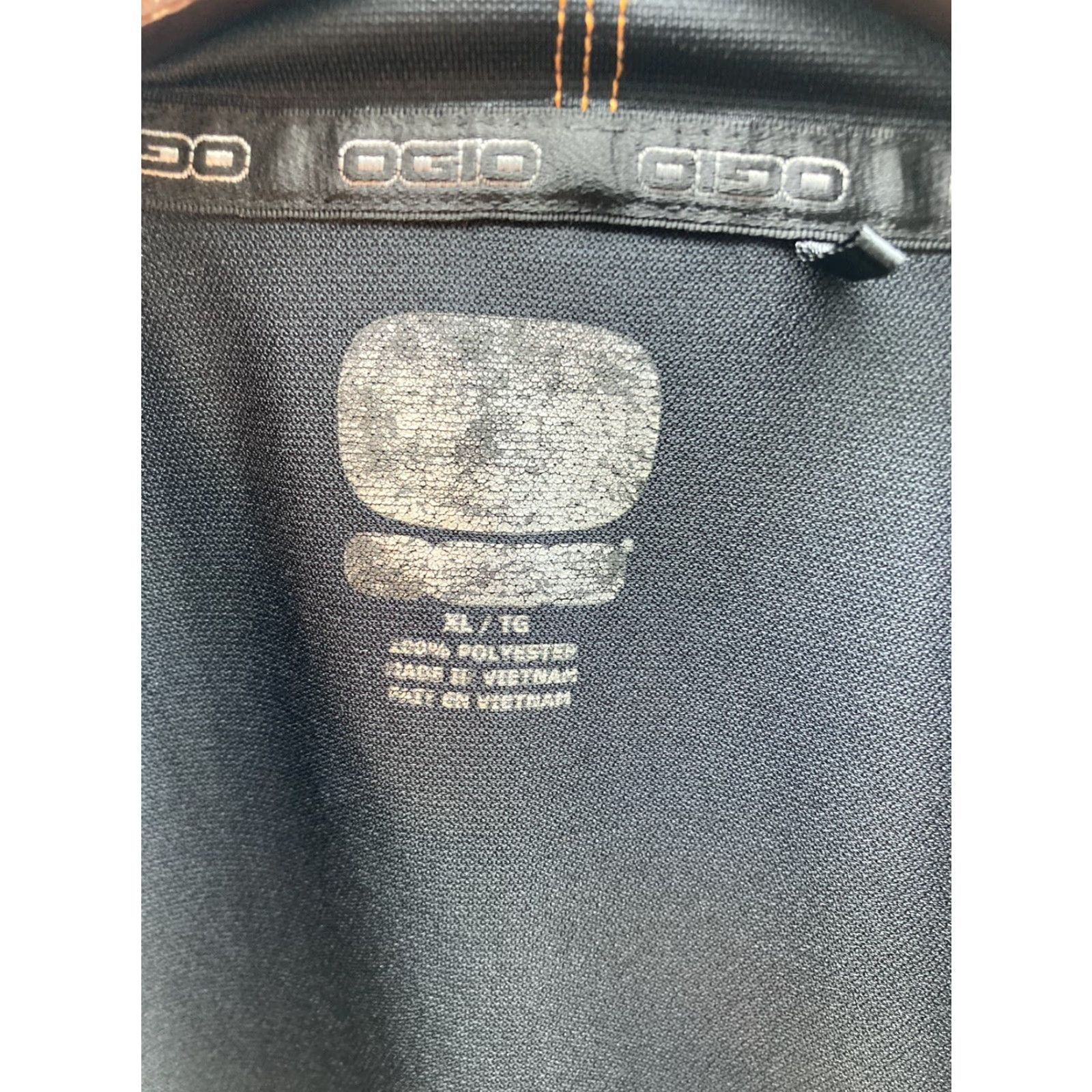 Vintage Ogio Polo Shirt Mens XL Black Short Sleeve Polyester Golf Free Shipping Free S/H Size US XL / EU 56 / 4 - 2 Thumbnail