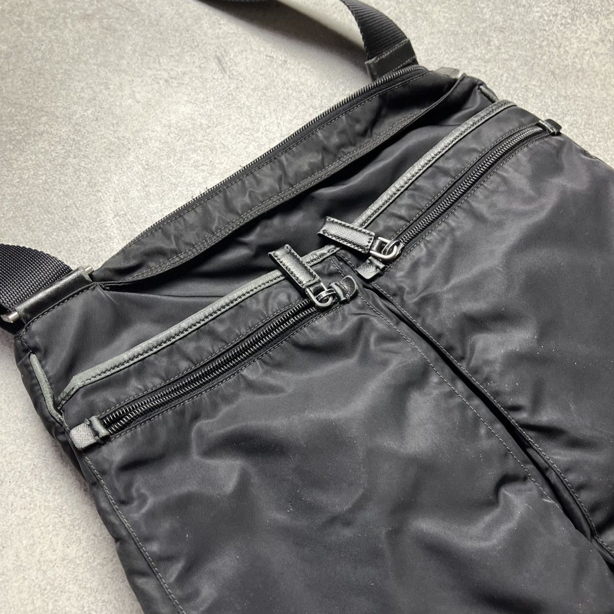 Prada Prada Nylon Bag Black Rare Size ONE SIZE - 9 Thumbnail