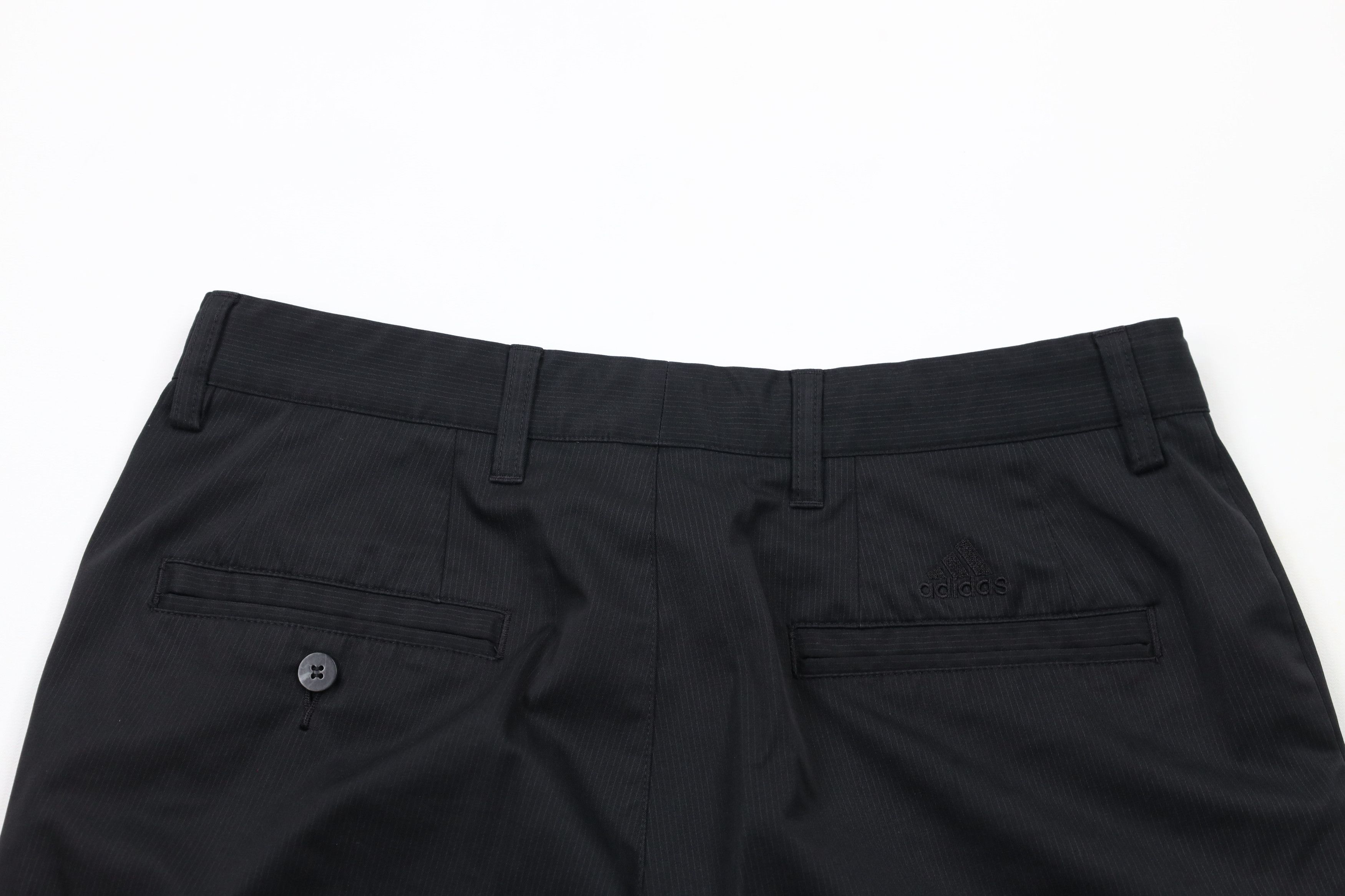 Adidas × Vintage Adidas Golf Spell Out Striped Golfing Chino Shorts Black Size US 30 / EU 46 - 10 Thumbnail