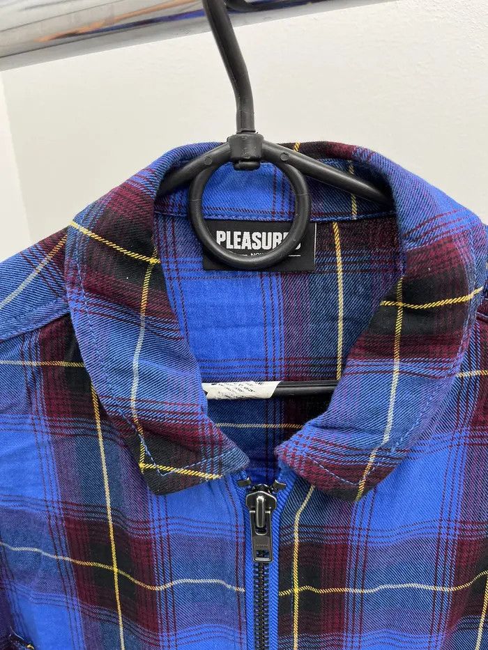 Pleasures Pleasures Zip Overshirt Checkered Double Pocket Jacket Size US M / EU 48-50 / 2 - 3 Thumbnail