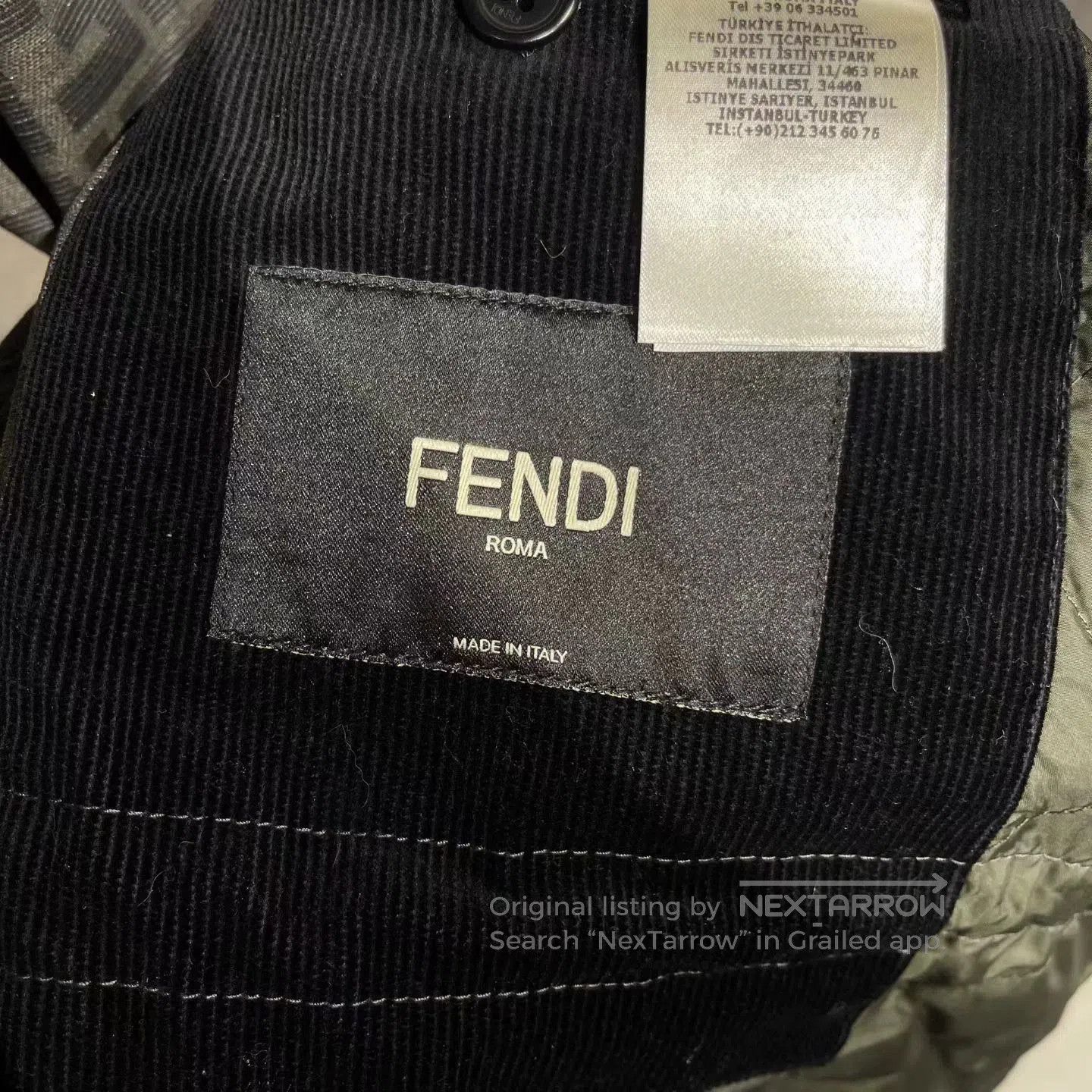 Fendi Fendi FF Logo Print Coat. Size US L / EU 52-54 / 3 - 3 Thumbnail