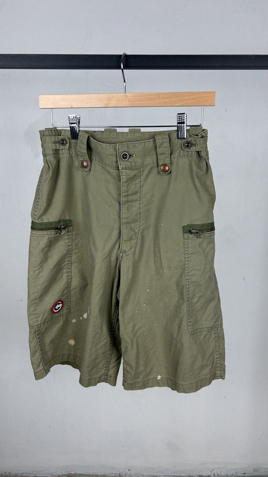 Hysteric Glamour × Japanese Brand × Vintage 1990s Hysteric Glamour - Military Shorts Size US 28 / EU 44 - 7 Thumbnail