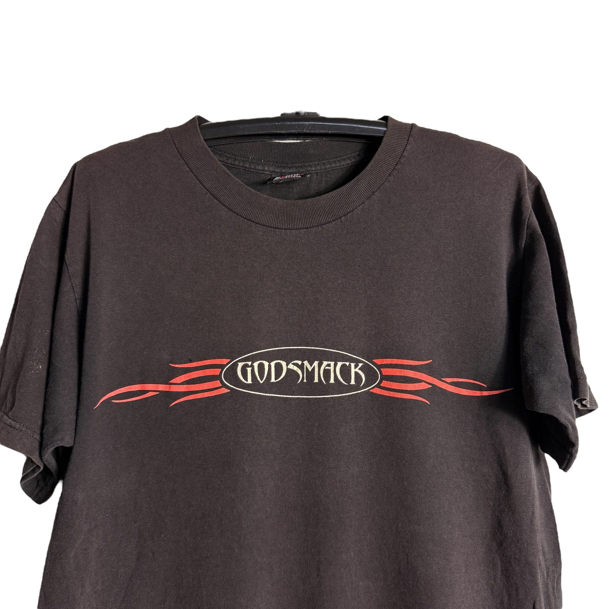 Band Tees 🔥RARE🔥Vintage 90s Godsmack Band Giant T-shirt Size US M / EU 48-50 / 2 - 2 Thumbnail