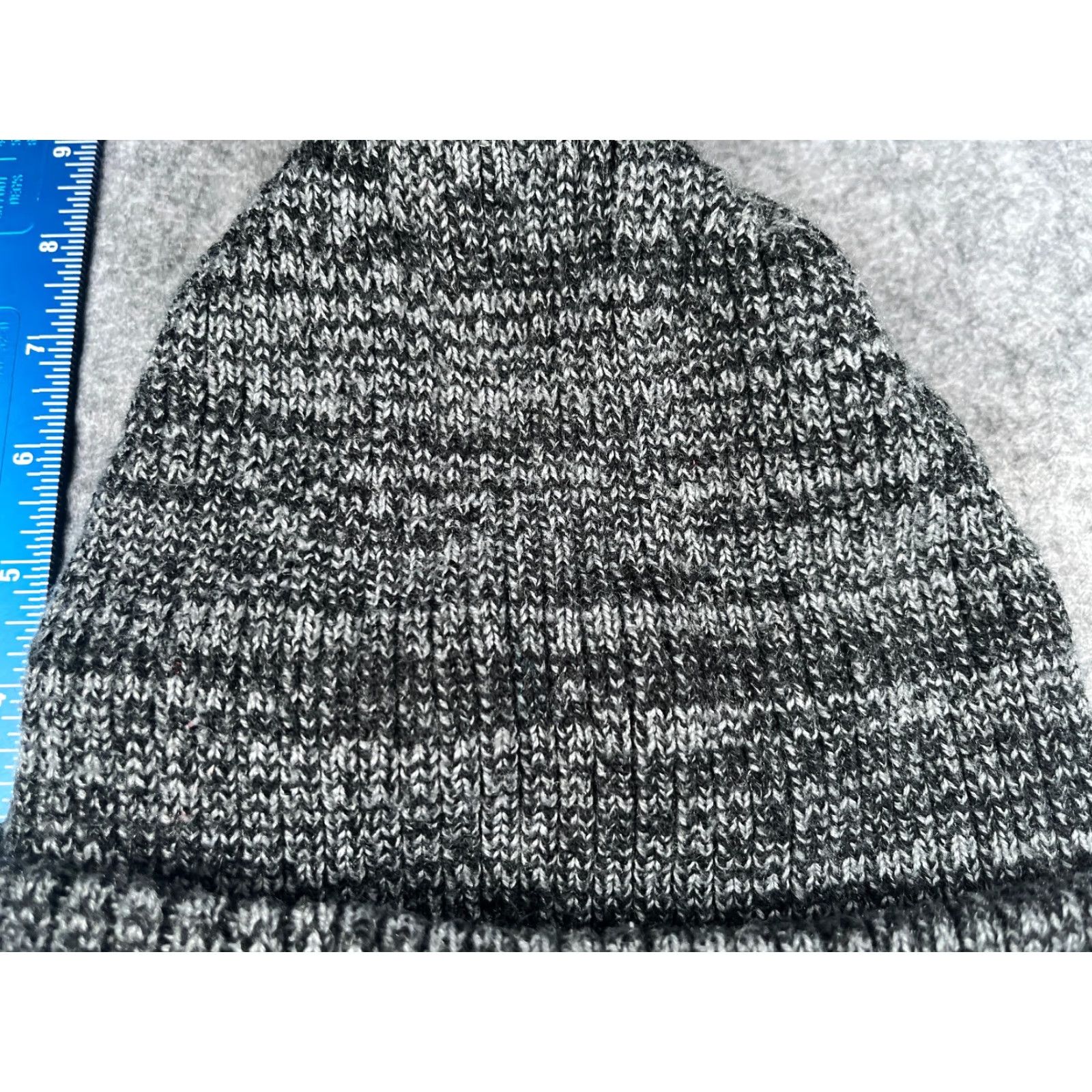 Vintage Beanie Toque Adult One Size Black White Knit Acrylic Polyester Lined Camp Ski Hat/Cap Unisex Adults Winter Outdoor Hiking Size ONE SIZE - 3 Thumbnail