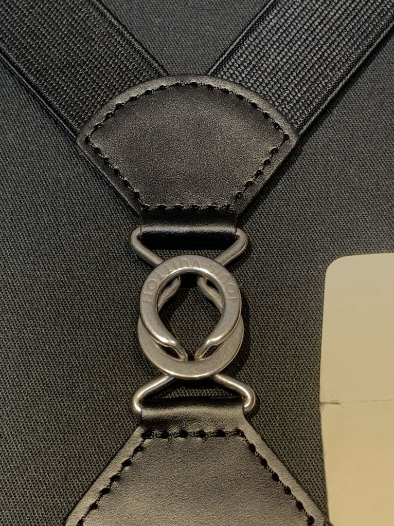 Louis Vuitton Louis Vuitton Vintage Black Leather Tura 2-Way Messenger Bag Size ONE SIZE - 8 Thumbnail