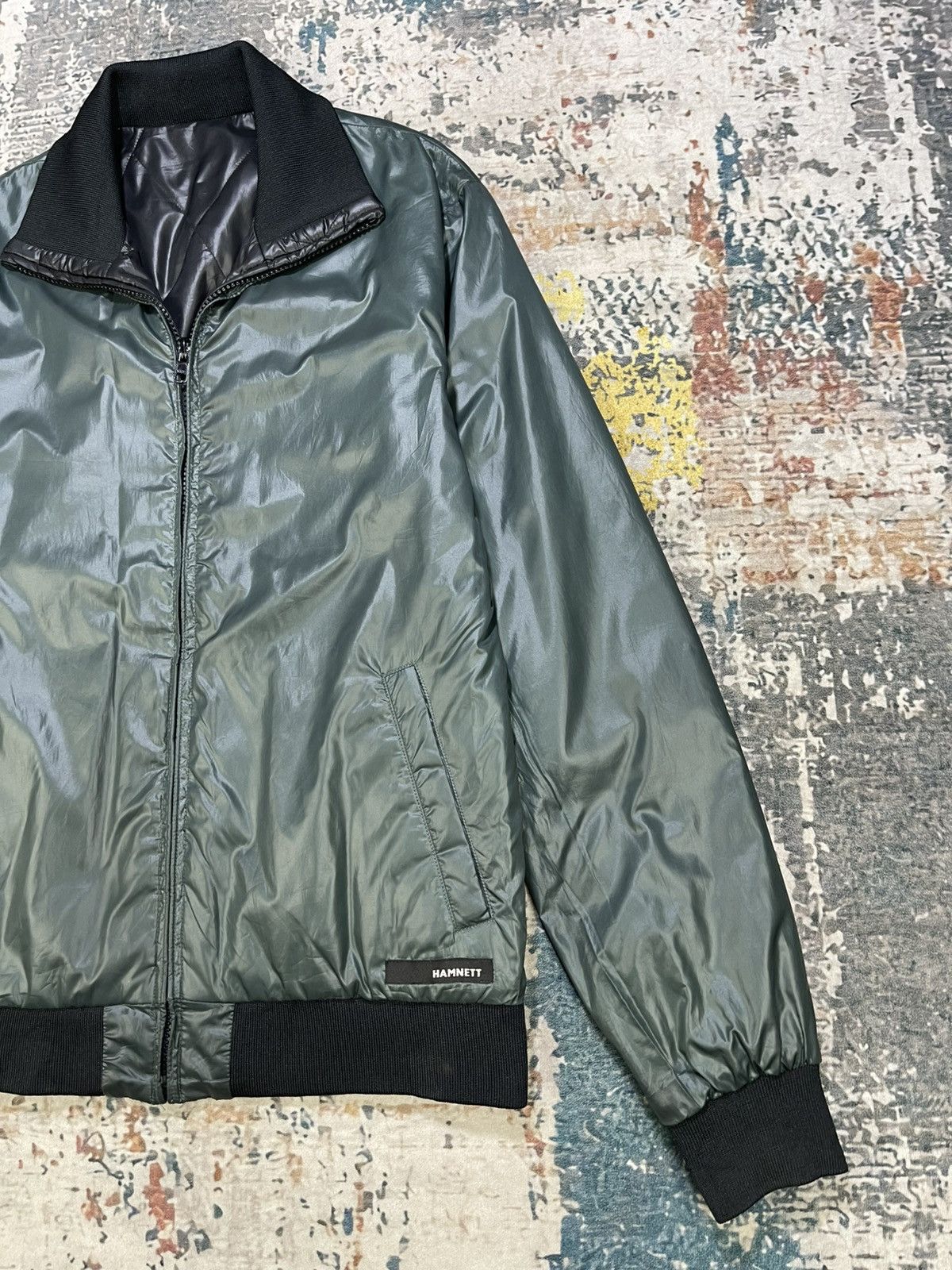 Katharine Hamnett London Katharine Hamnett Quilted Reversible Nylon Jacket Size L / US 10 / IT 46 - 10 Thumbnail