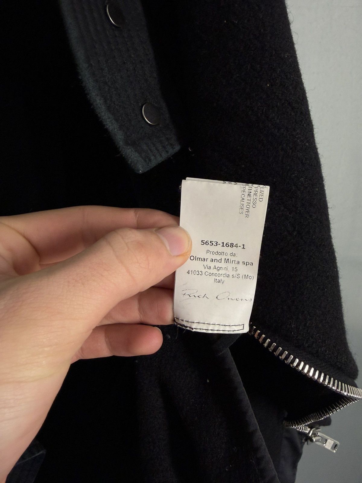 Rick Owens Rick Owens Lambs Wool Cross Zip Coat Size US S / EU 44-46 / 1 - 18 Thumbnail