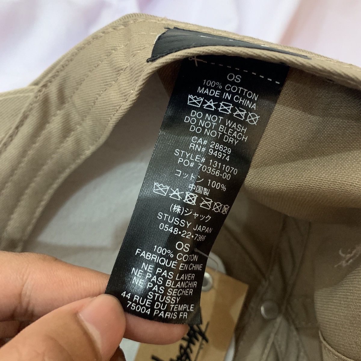 Stussy × Vintage Stussy Basic Stock Low Pro Cap Size ONE SIZE - 5 Thumbnail