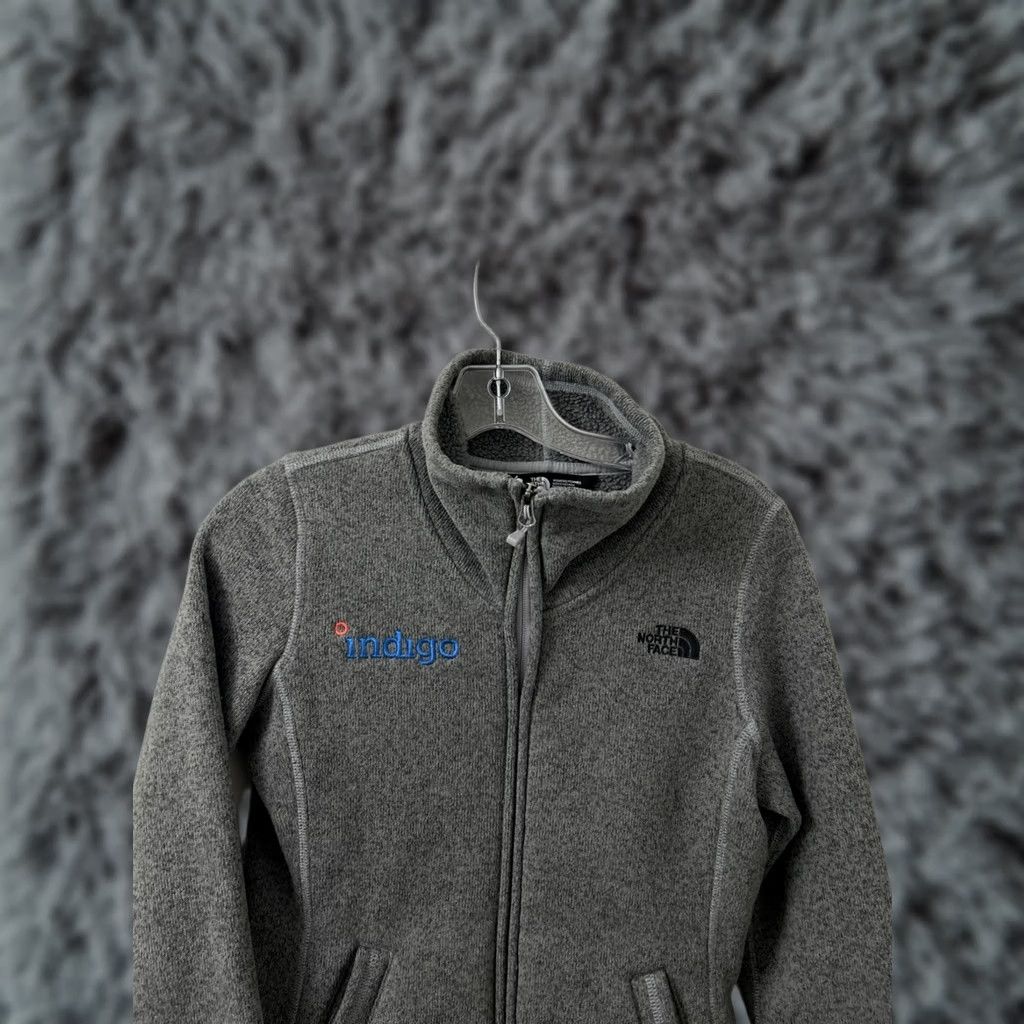 The North Face The North Face Crescent Full Zip Fleece Jacket Womens S Gray Indigo L/S Size S / US 4 / IT 40 - 1 Thumbnail