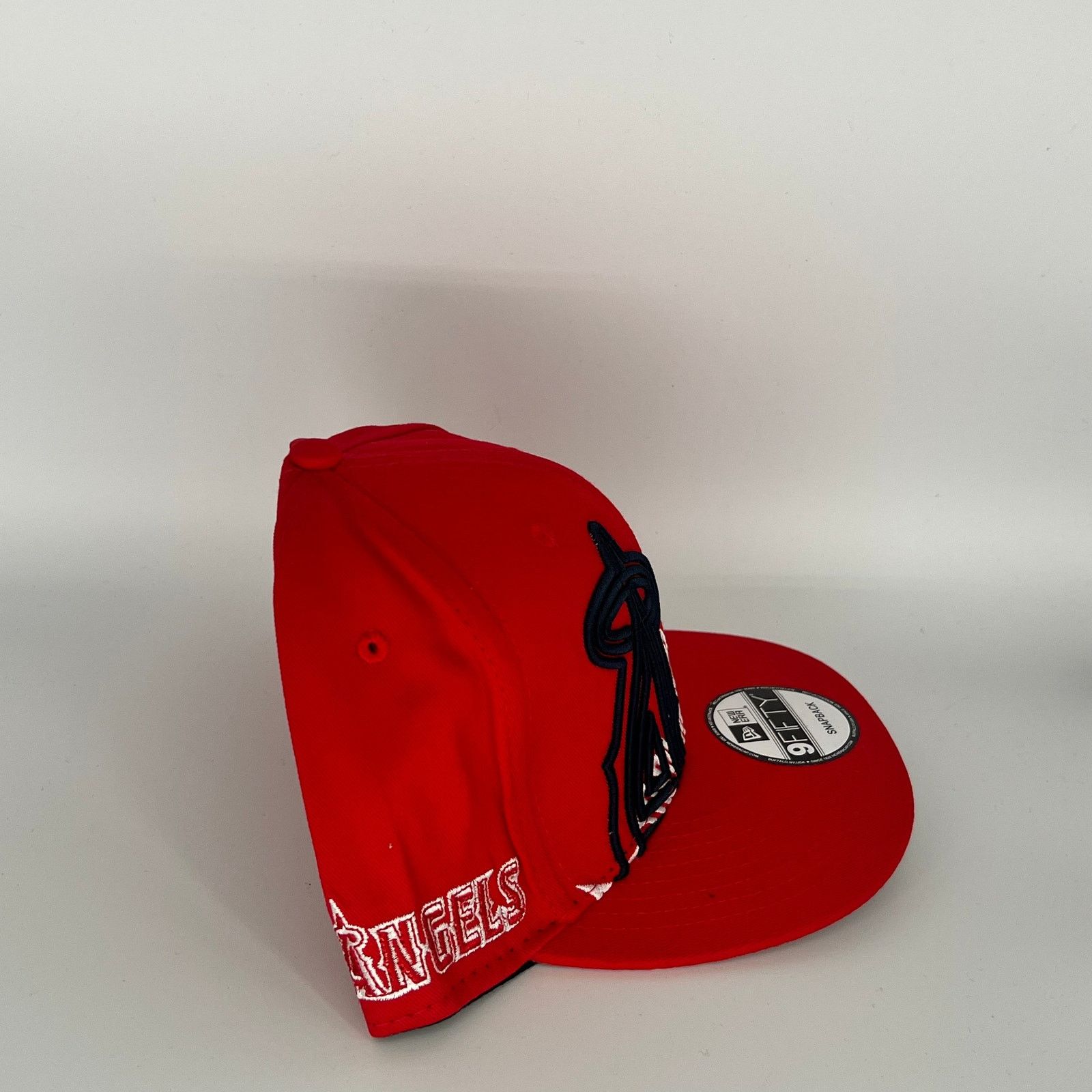 New Era Red Los Angeles Angels Angels Side Patch New Era MLB 9Fifty Size ONE SIZE - 3 Thumbnail