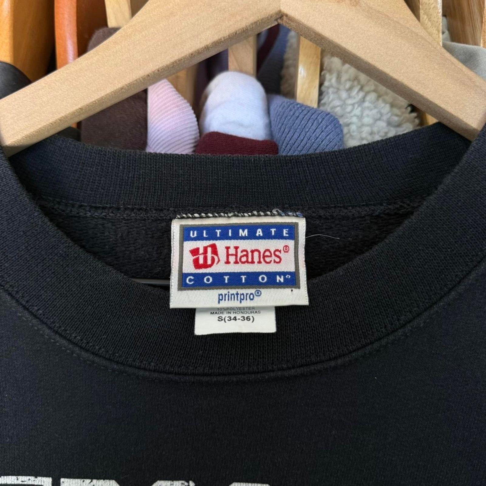 Hanes Vintage Personal Trainer Sweatshirt Black Size US S / EU 44-46 / 1 - 5 Thumbnail