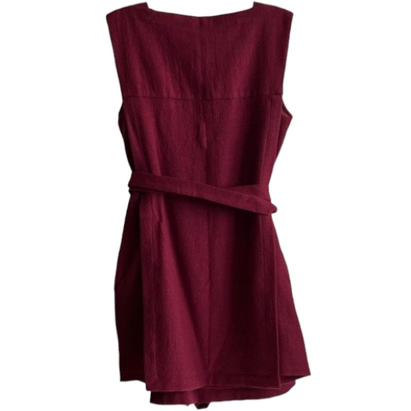Tibi TIBI Bateau Burgandy Neckline Mini Dress, Small Size S / US 4 / IT 40 - 3 Thumbnail