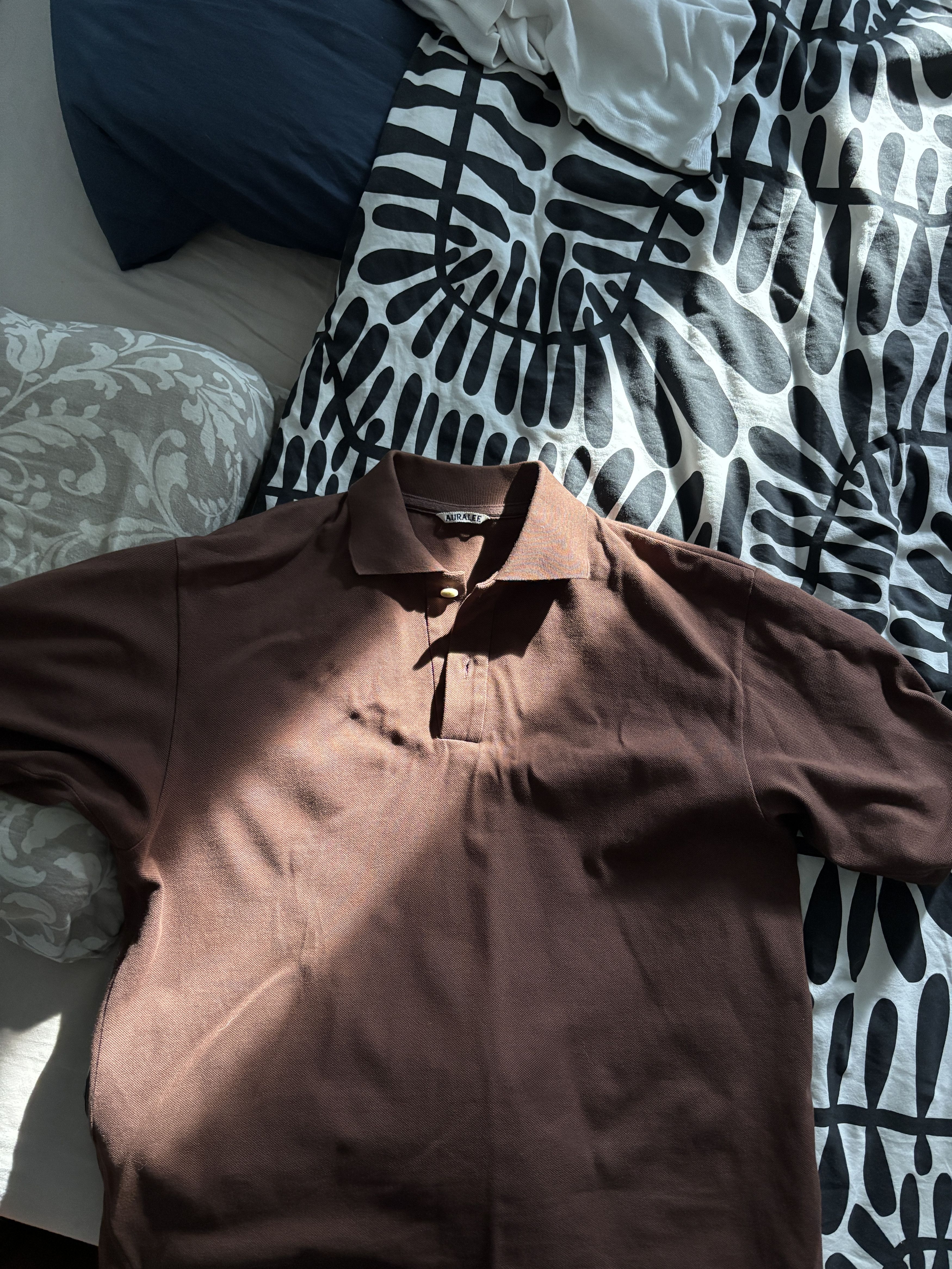 Auralee Auralee Polo Shirt Size 4 Size US M / EU 48-50 / 2 - 2 Thumbnail