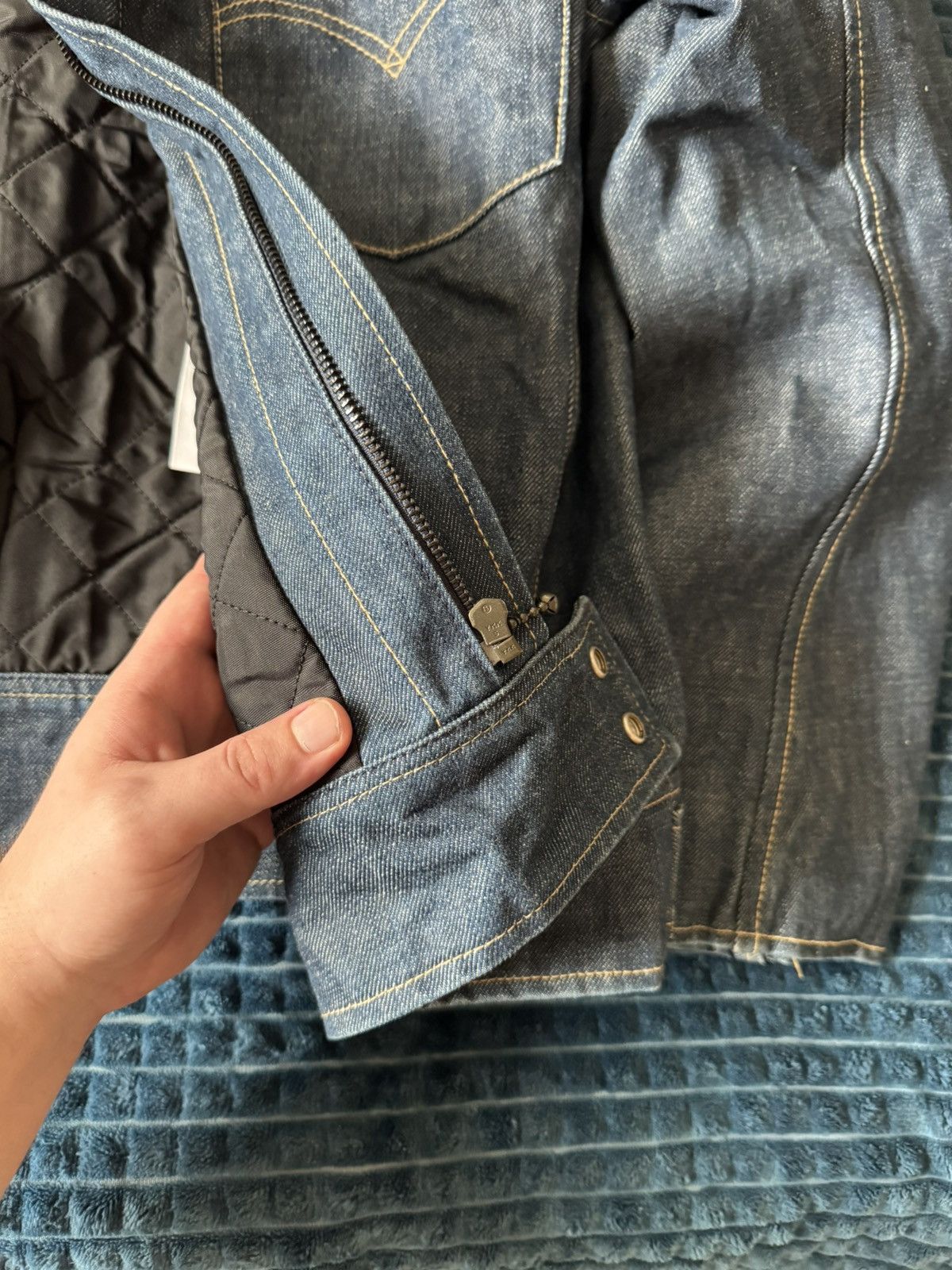 Levi's Vintage Clothing Vintage Levis Engineered Denim Jacket Size US M / EU 48-50 / 2 - 5 Thumbnail