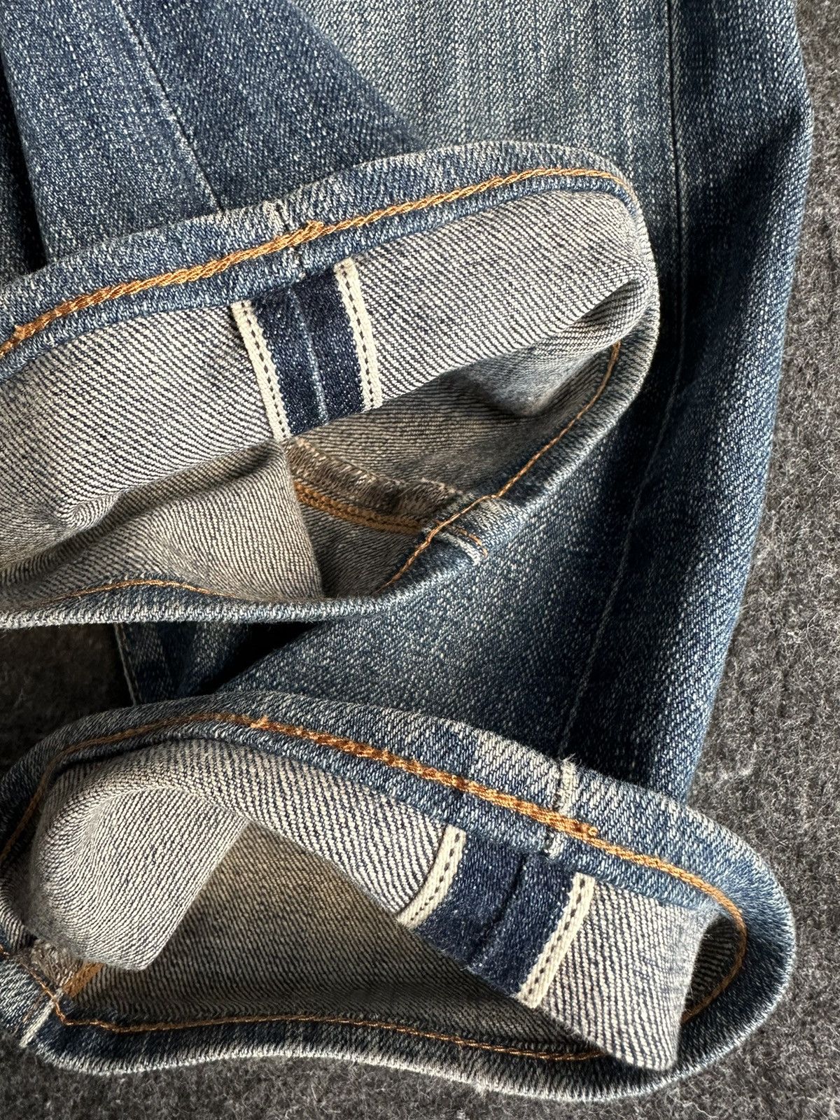 Levi's Levis 511 Selvedge Faded Washed Blue Denim 32x29 D489 Size US 32 / EU 48 - 15 Thumbnail