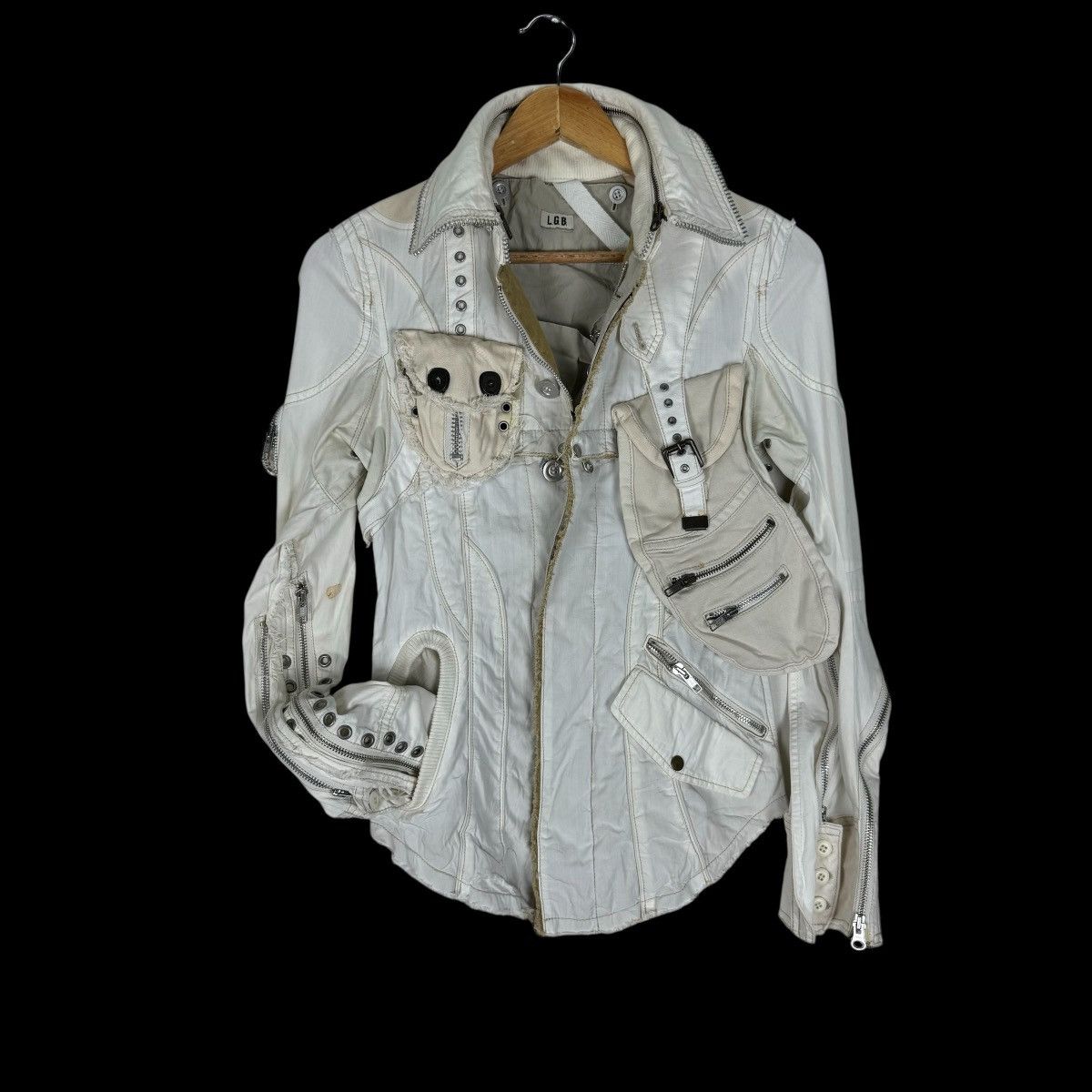 🌟00s L.G.B PARACHUTE DETACHABLE HOLSTER JACKET
