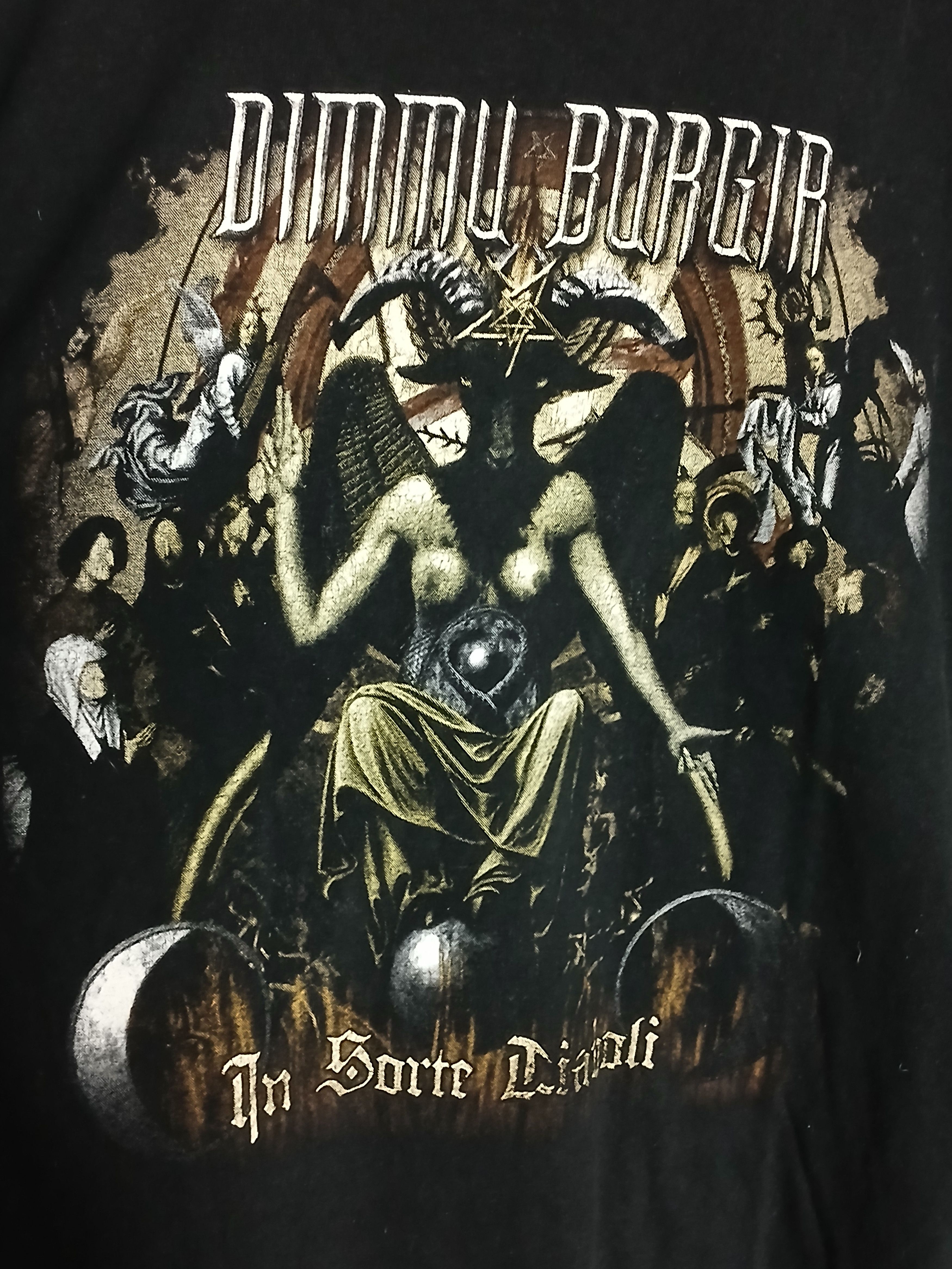 Band Tees Dimmu Borgir In Sorte Diaboli T-Shirt Size US M / EU 48-50 / 2 - 3 Thumbnail