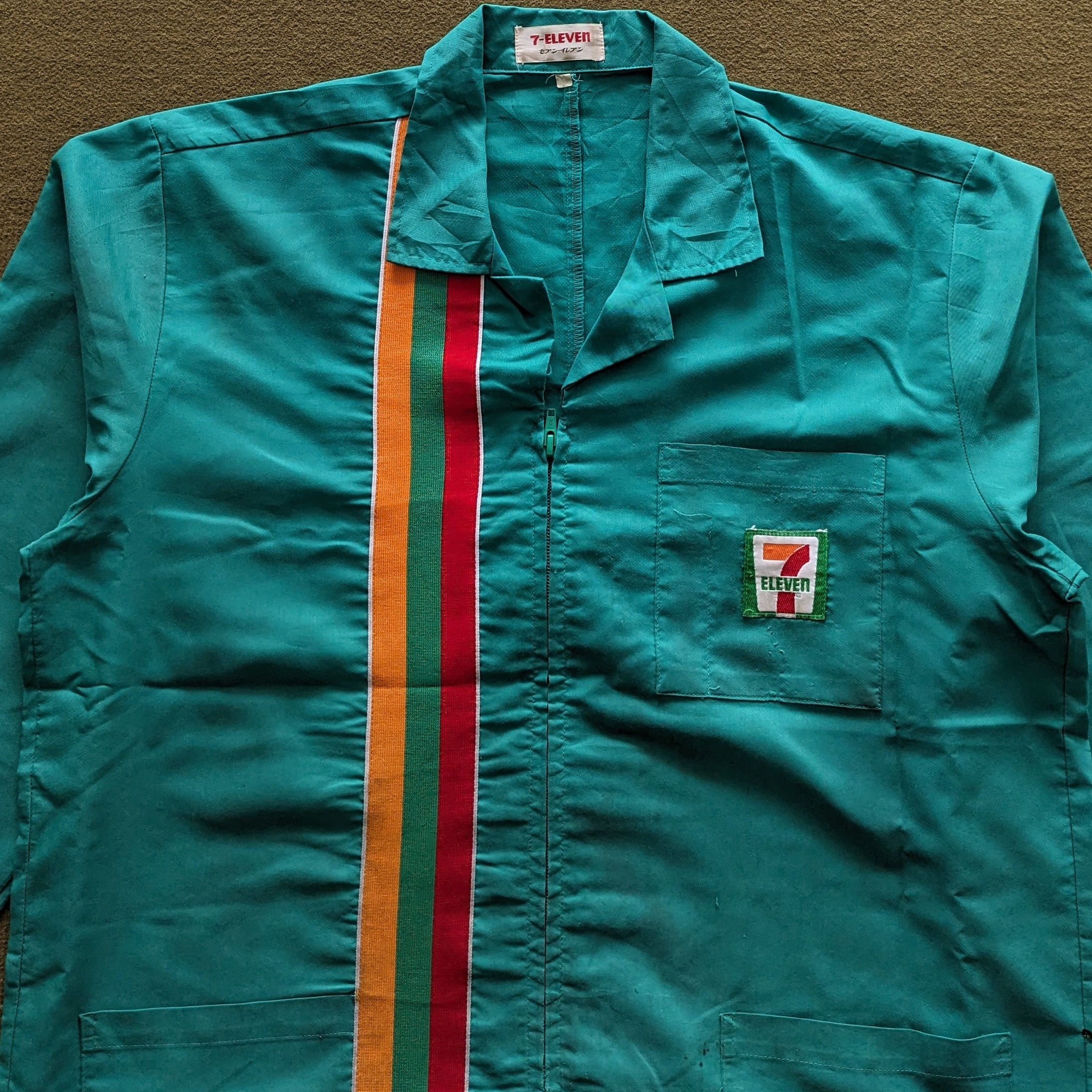 Other Vintage 7 ELEVEN Workers Uniform Jacket Size US L / EU 52-54 / 3 - 2 Thumbnail