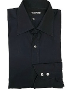 image of Tom Ford O1Loc1C0324 94S1Je Shirt In Black, Men's (Size Small)