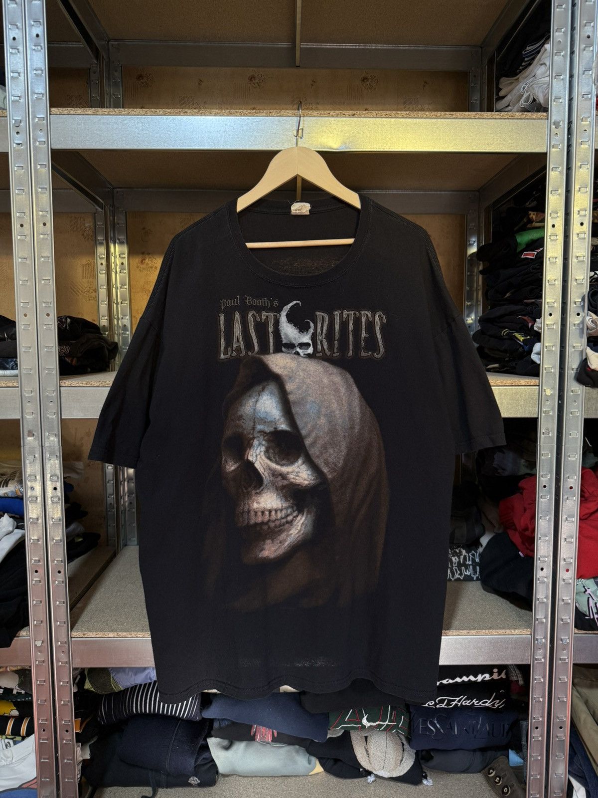 Band Tees × Vintage Vintage 2012 Paul Booth Last Rites Tattoo Art T-Shirt Y2K Size US XXL / EU 58 / 5 - 1 Thumbnail