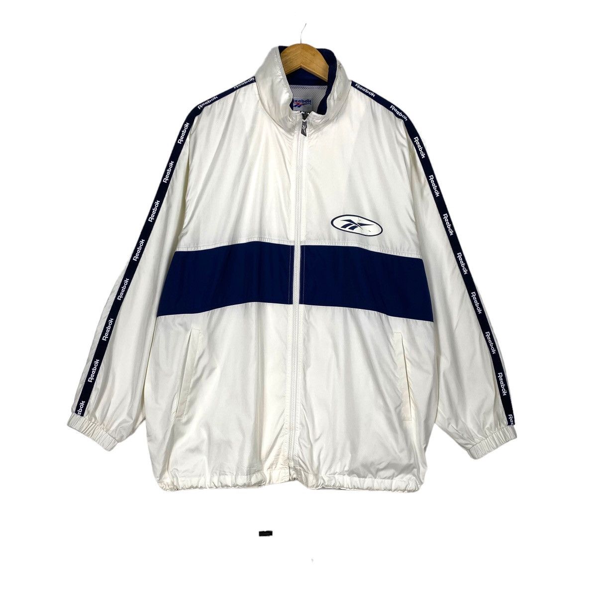 Reebok VINTAGE 90s REEBOK SMALL LOGO ZIPPER JACKET SIZE L Size US M / EU 48-50 / 2 - 1 Thumbnail