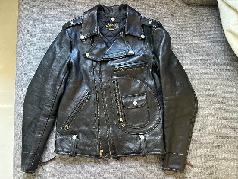 The Real McCoy's The Real McCoy J24 Leather Jacket Size US S / EU 44-46 / 1 - 1 Thumbnail