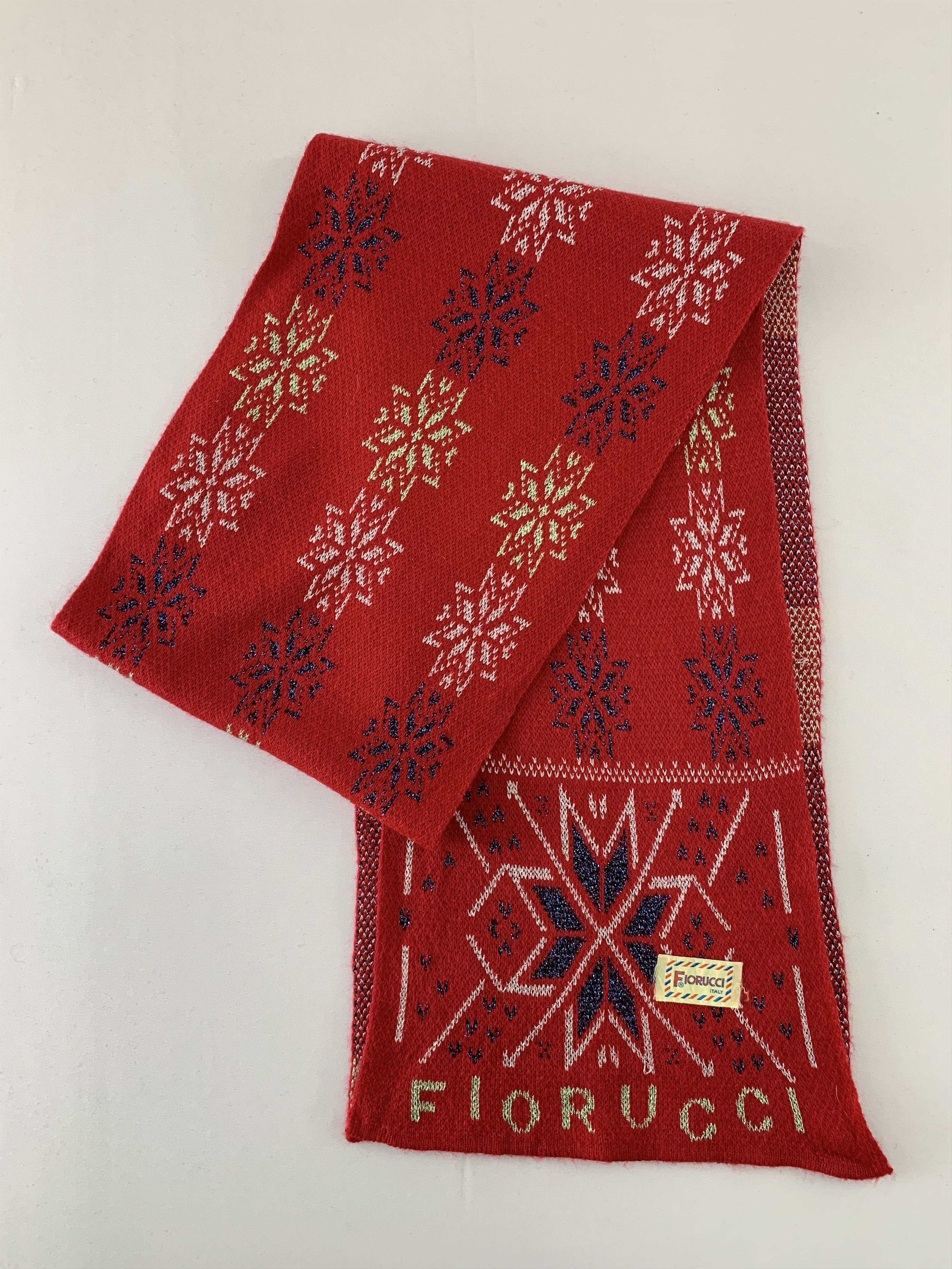 Fiorucci Fiorucci Scarf Wool Muffler Neck Wrap BL4289 Size ONE SIZE - 2 Thumbnail