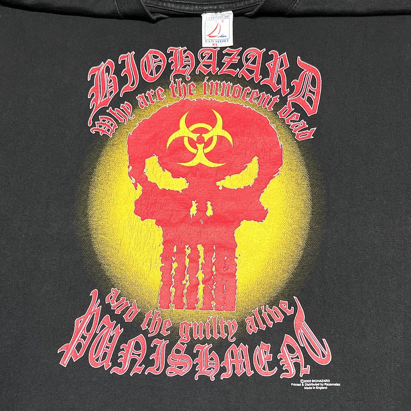 Band Tees 2002 Biohazard “Tour Against Terrorism” Size US L / EU 52-54 / 3 - 1 Thumbnail