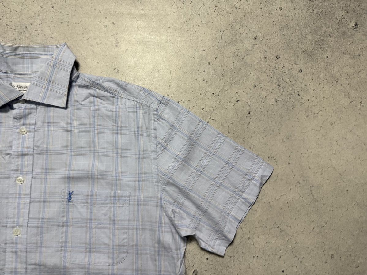 Yves Saint Laurent Yves Saint Laurent YSL Short Sleeve Button Up Shirt Size US L / EU 52-54 / 3 - 2 Thumbnail