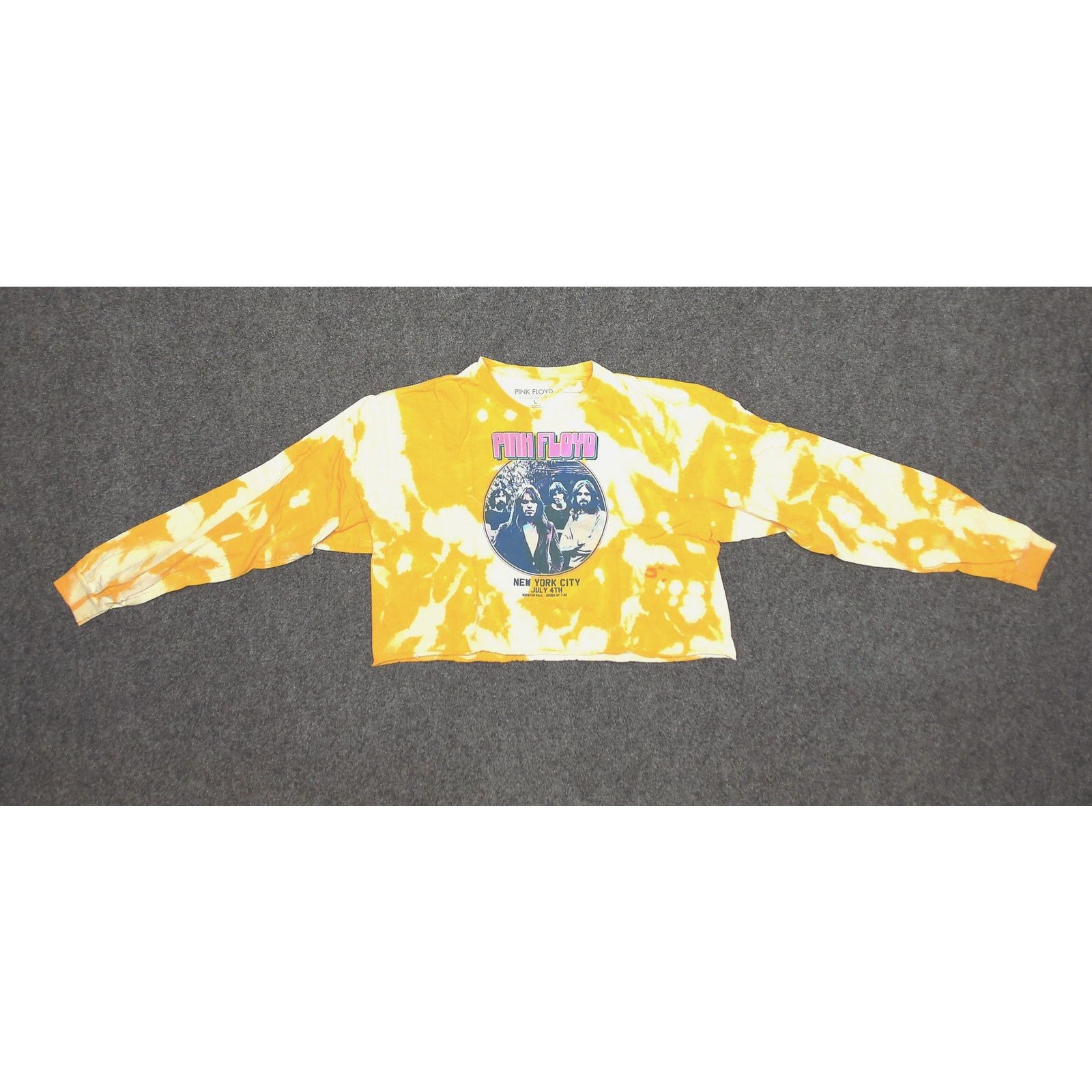 Pink Floyd Pink Floyd Bleach Dye Boxy Cropped Long Sleeve Large Size L / US 10 / IT 46 - 6 Thumbnail